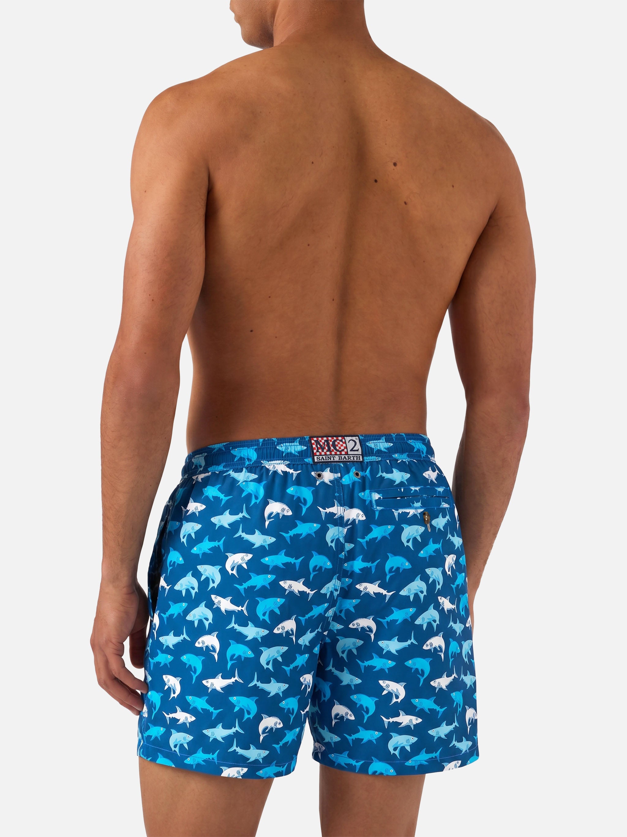 mc2-saint-barth-lighting-costume-uomo-squali-multicolore-blu-asciugatura-rapida image 4