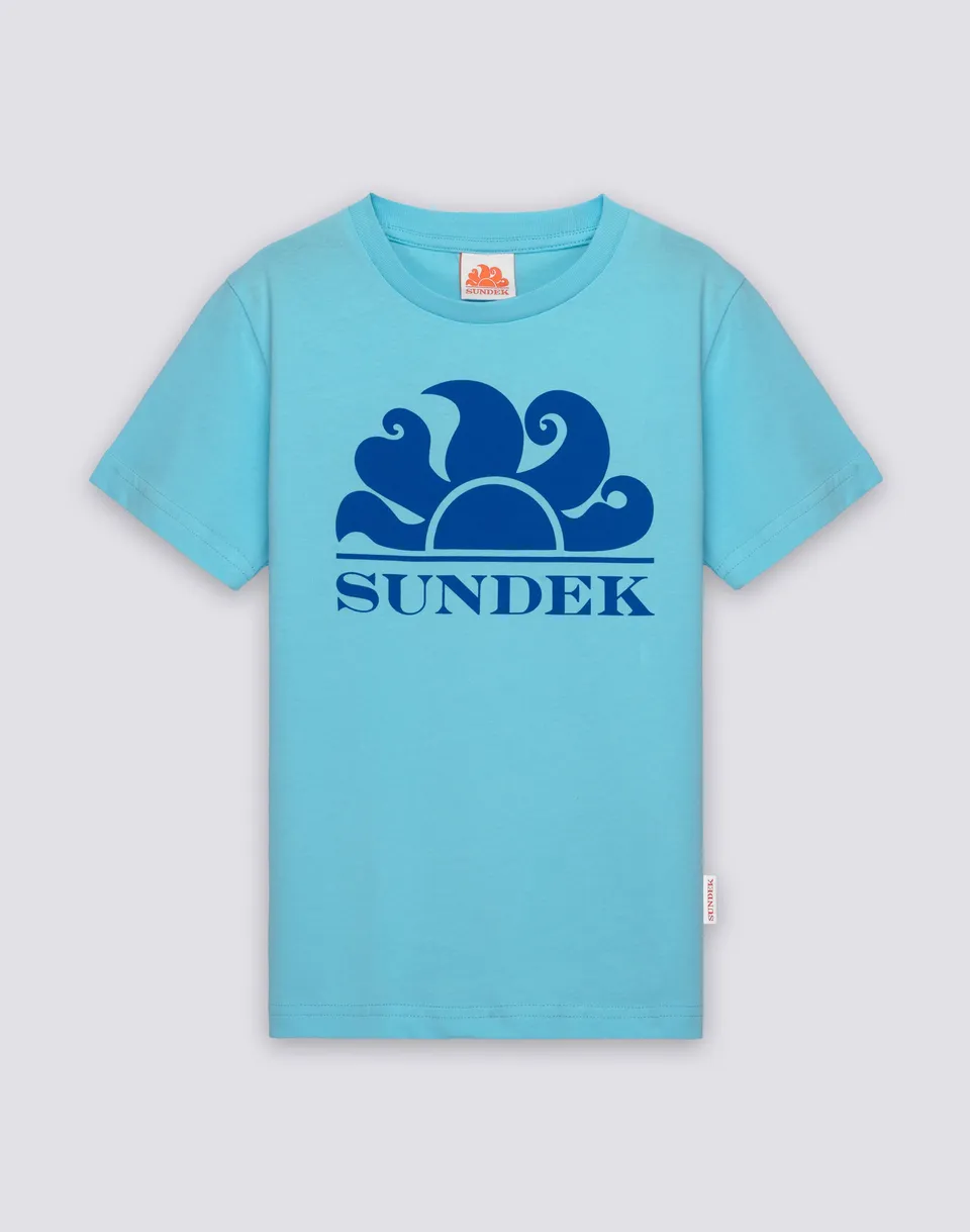 sundek-mini-new-simeon-t-shirt-bambino-girocollo-logo image 1