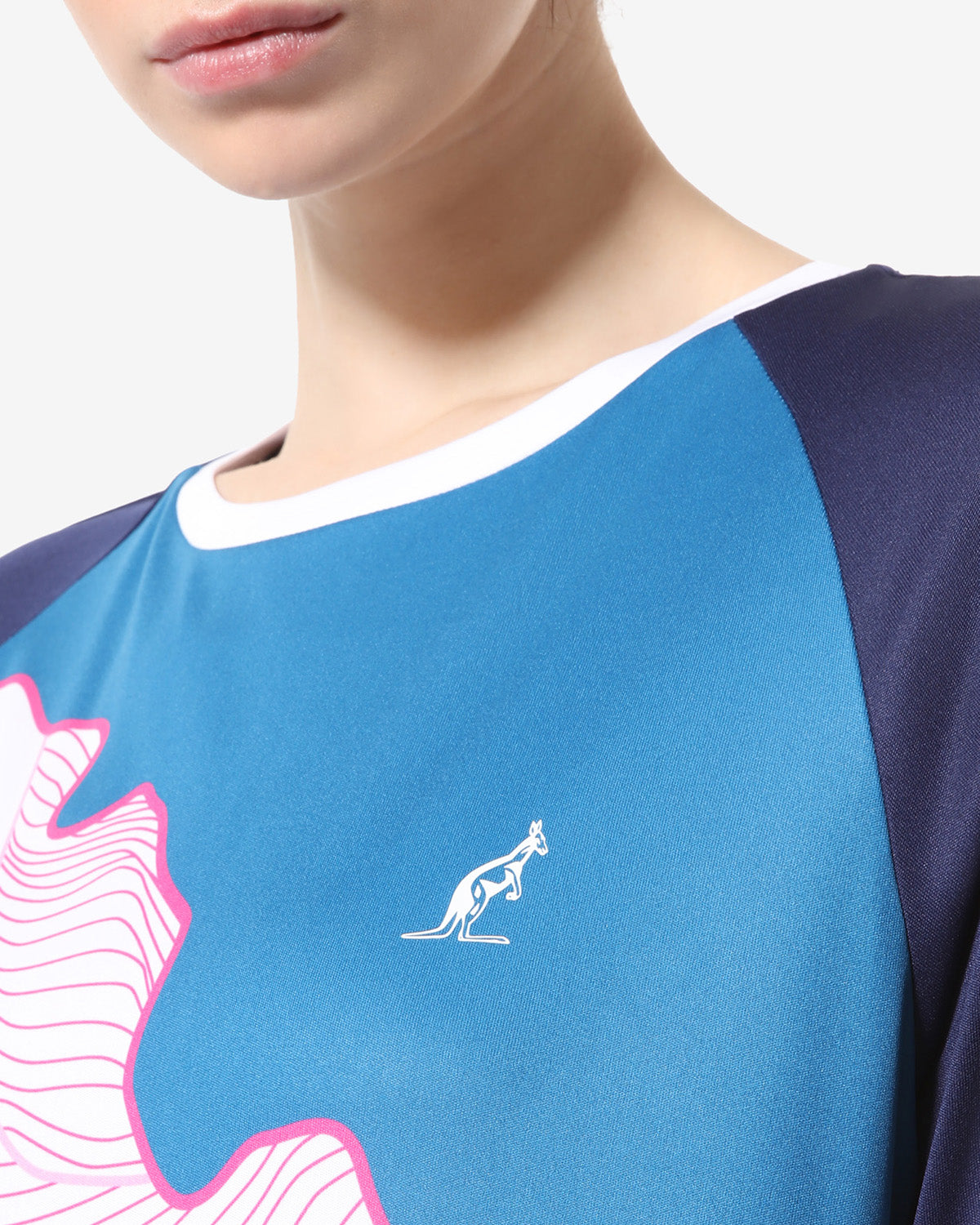 australian-ice-t-shirt-manica-lunga-tennis-blu-cosmo-performance image 4