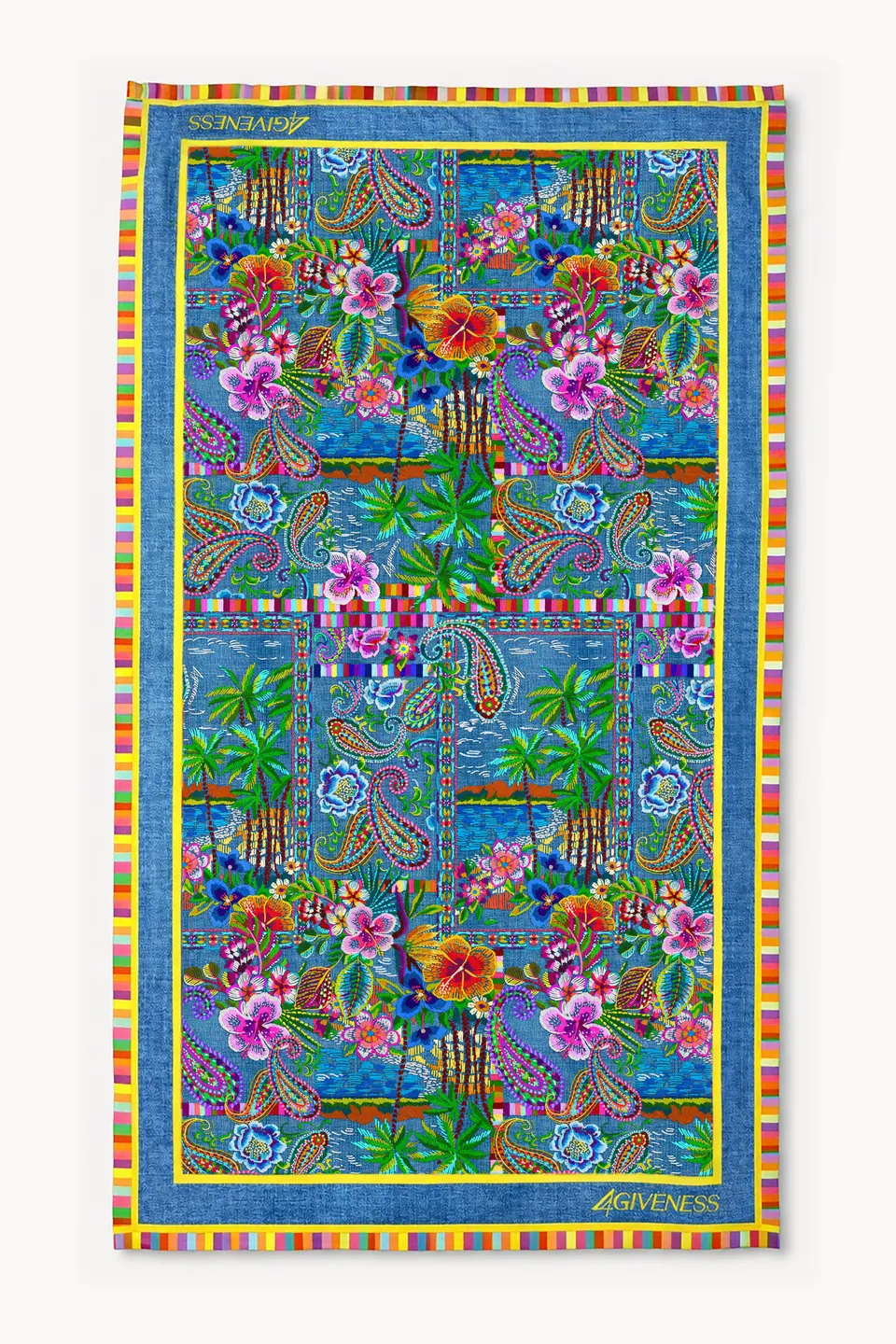 4giveness-telo-mare-in-microfibra-denim-mexican-bambina image 1