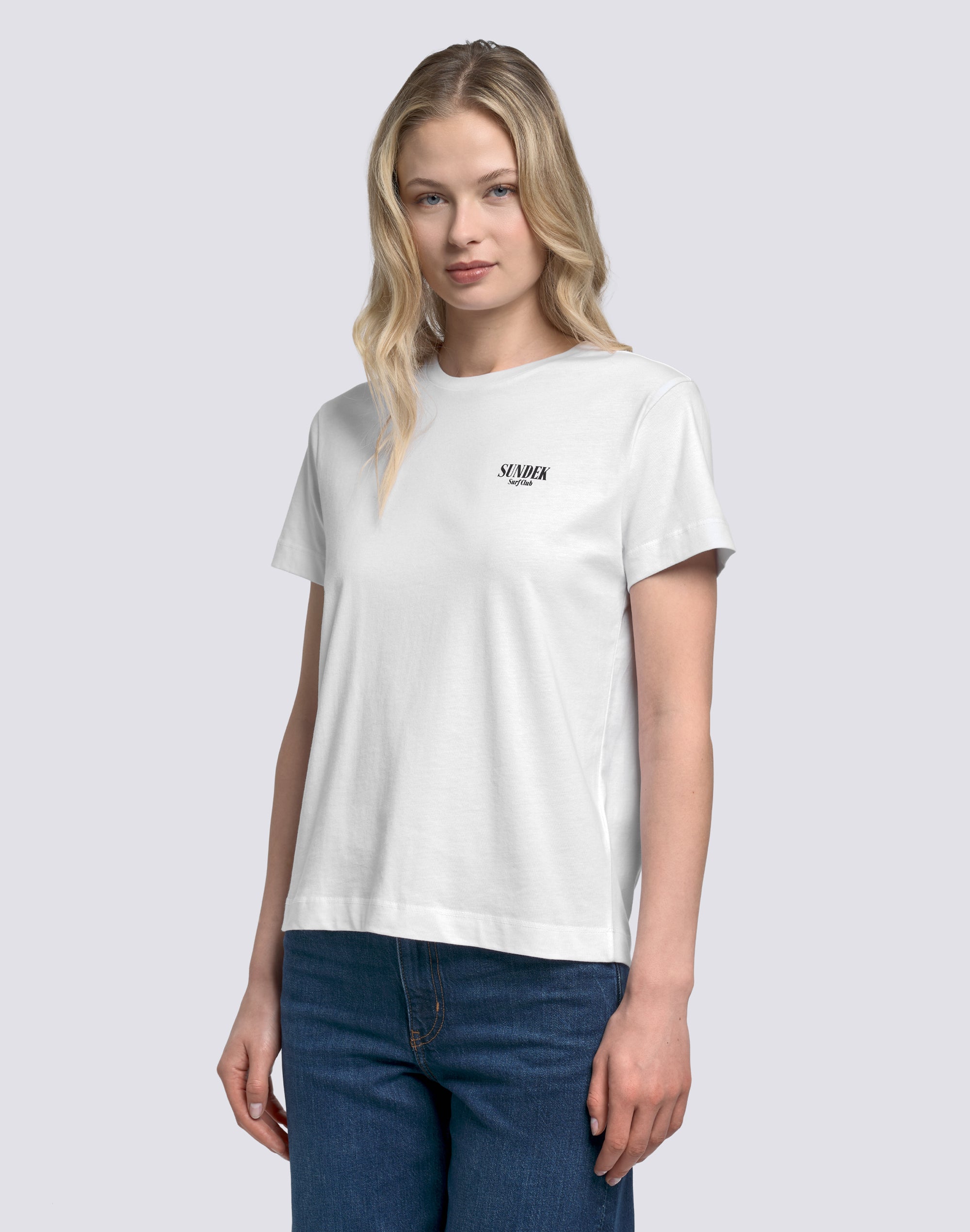 sundek-t-shirt-donna-stampe-fit-comfort-girocollo image 5