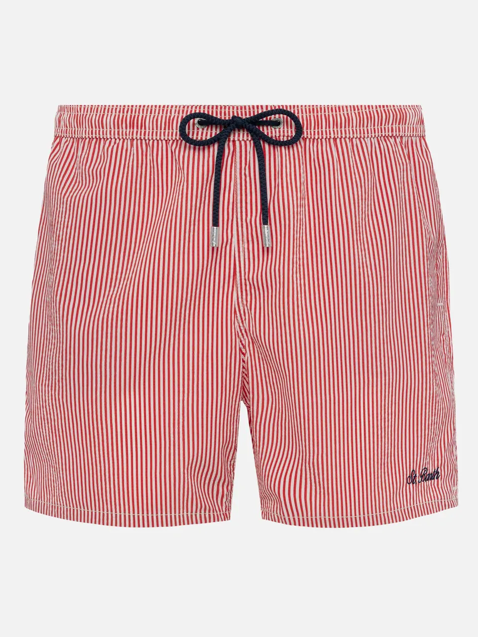 mc2-saint-barth-costume-patmos-uomo-seersucker-righe-rosse image 1