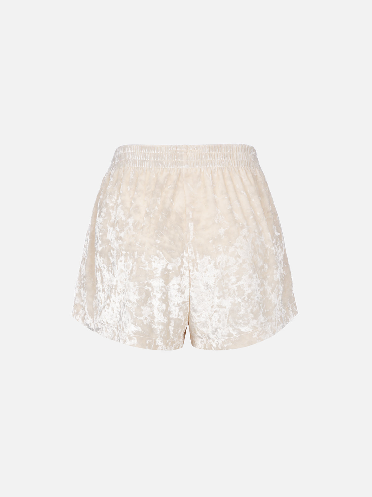 mc2-saint-barth-cate-short-donna-pull-up-ciniglia-panna-tinta-unita image 4