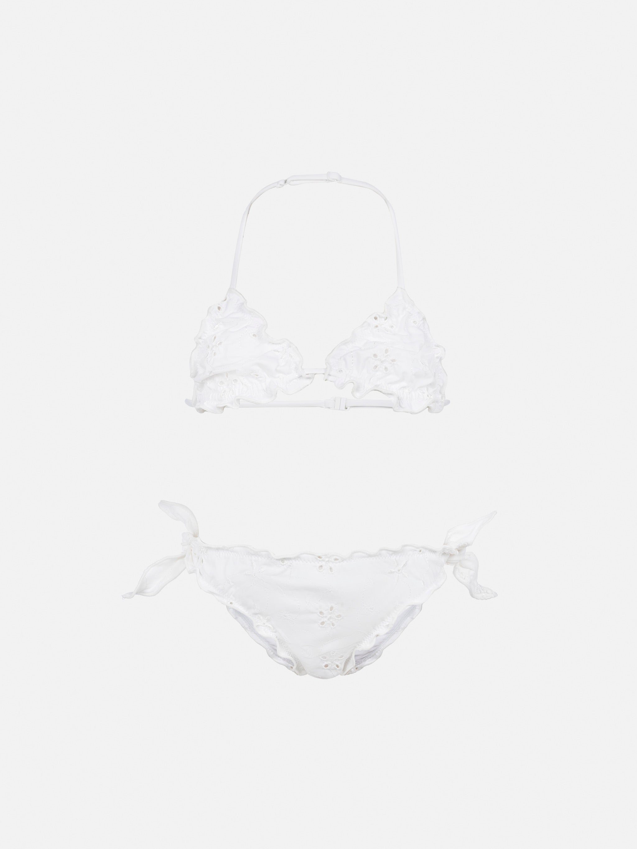 mc2-saint-barth-cris-bikini-a-triangolo-in-pizzo-sangallo-di-cotone-bianco-bambi image 1