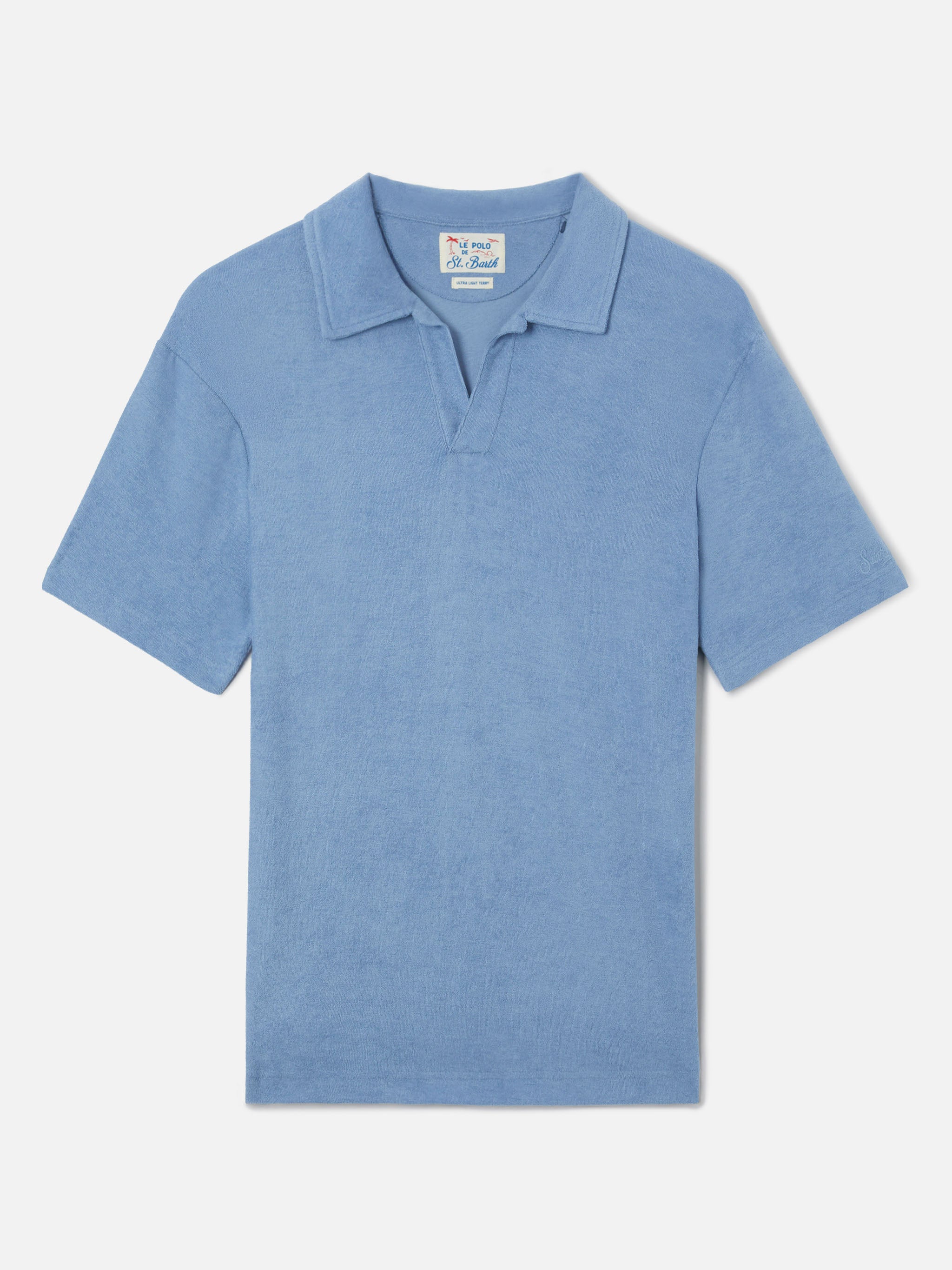 mc2-saint-barth-polo-jeremy-polo-uomo-cotone-spugna-azzurro-polvere image 4