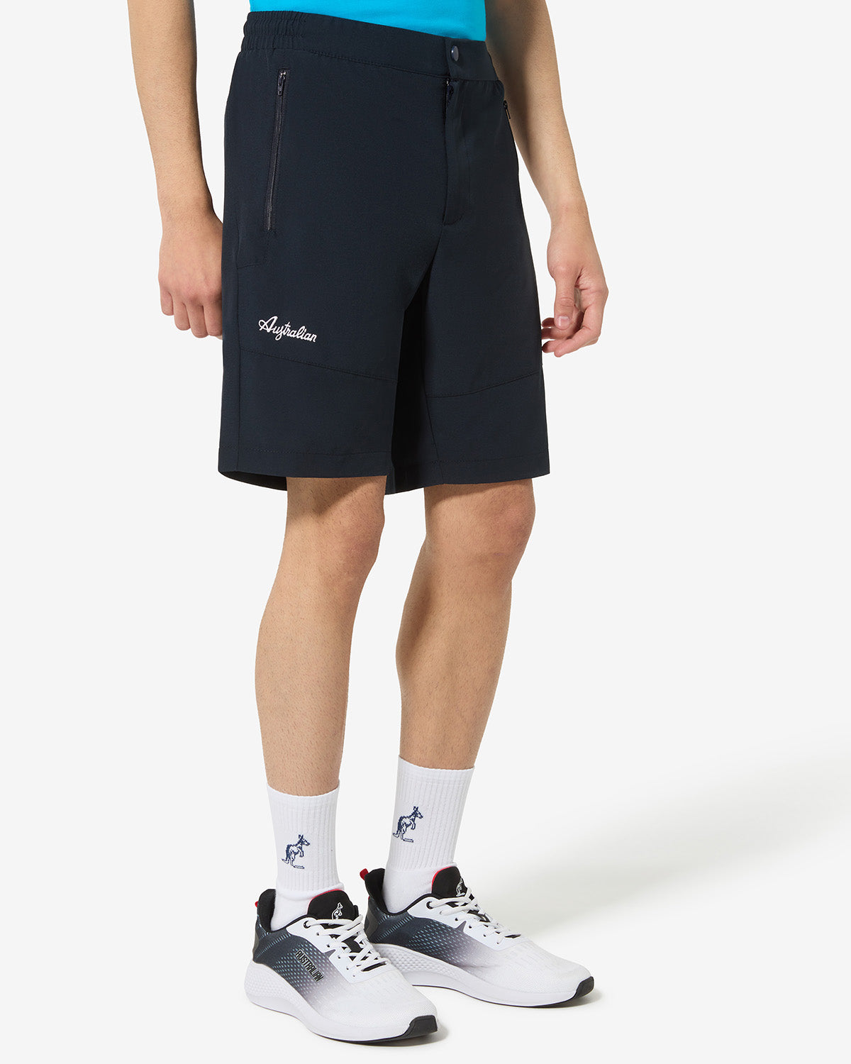 australian-city-short-pantaloncino-slam-bi-elastico-blu-navy image 1