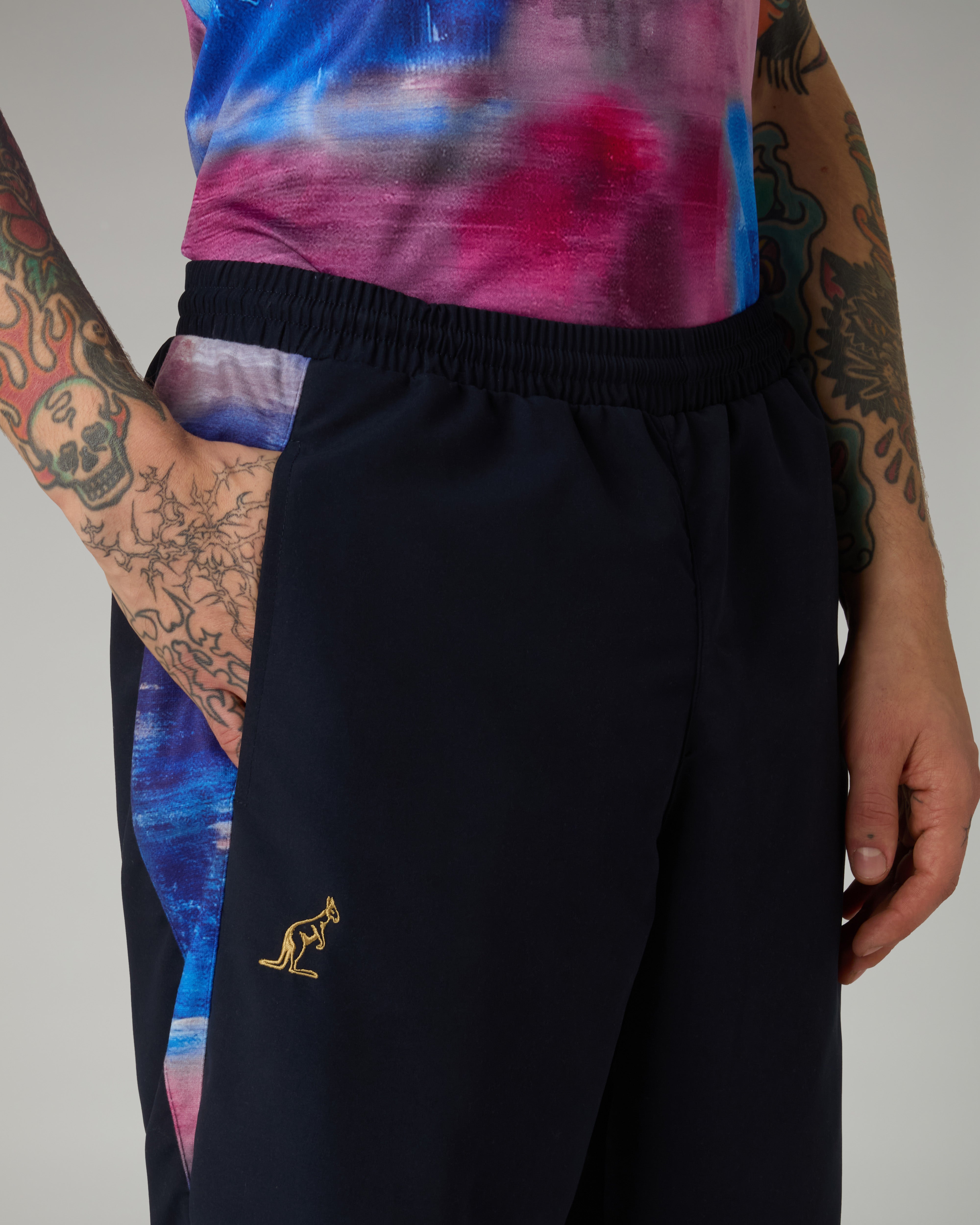 australian-klee-track-pant-pantalone-microtouch-blu-navy-con-zip image 4