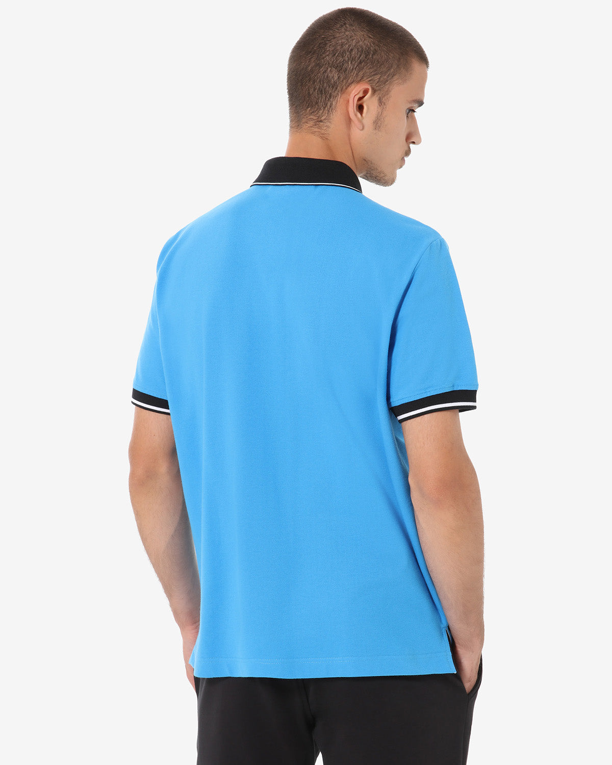 australian-polo-piquet-elasticizzato-league-blu-capri image 3