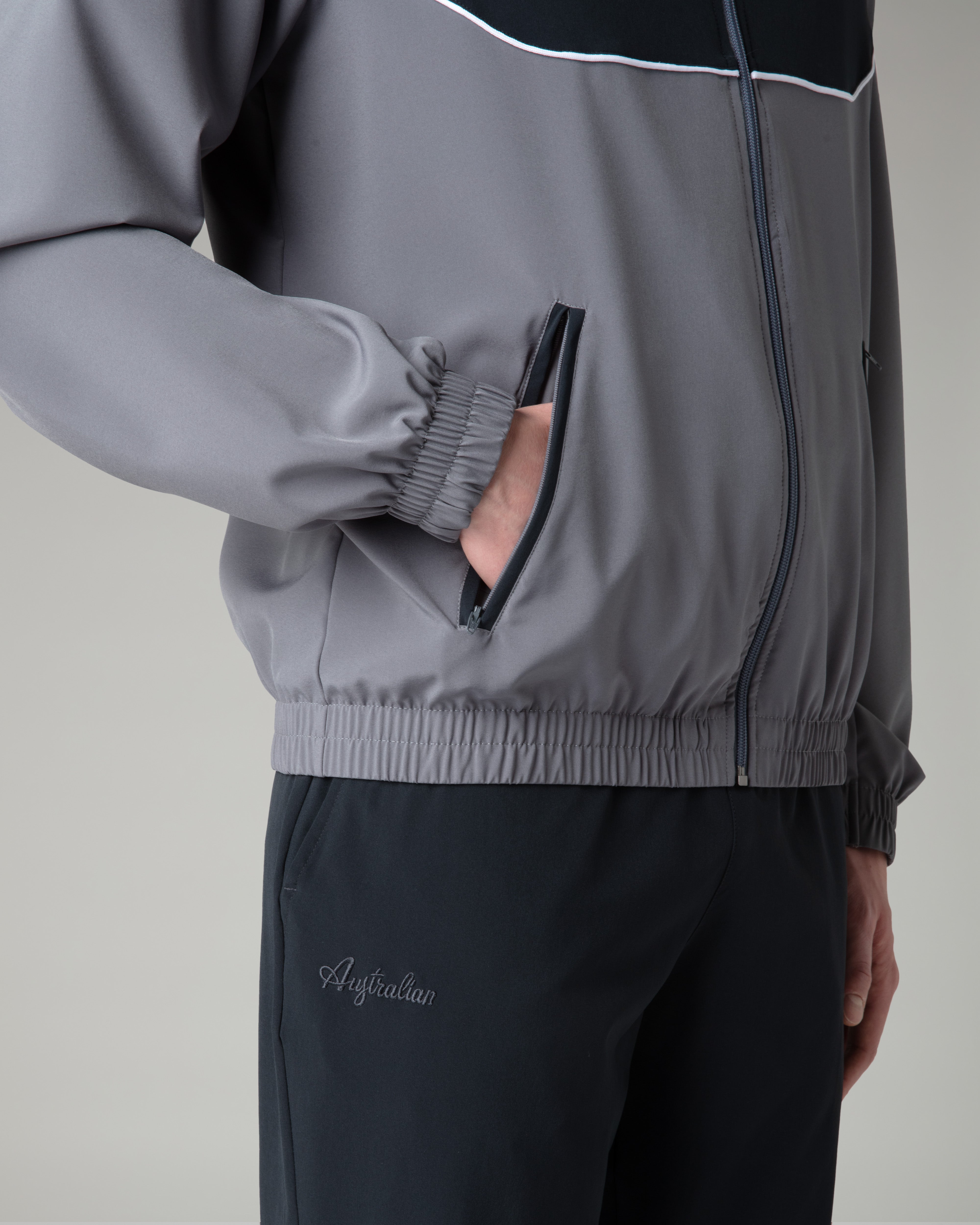 australian-gaucho-tracksuit-tuta-uomo-grigio-acciaio-slam image 5