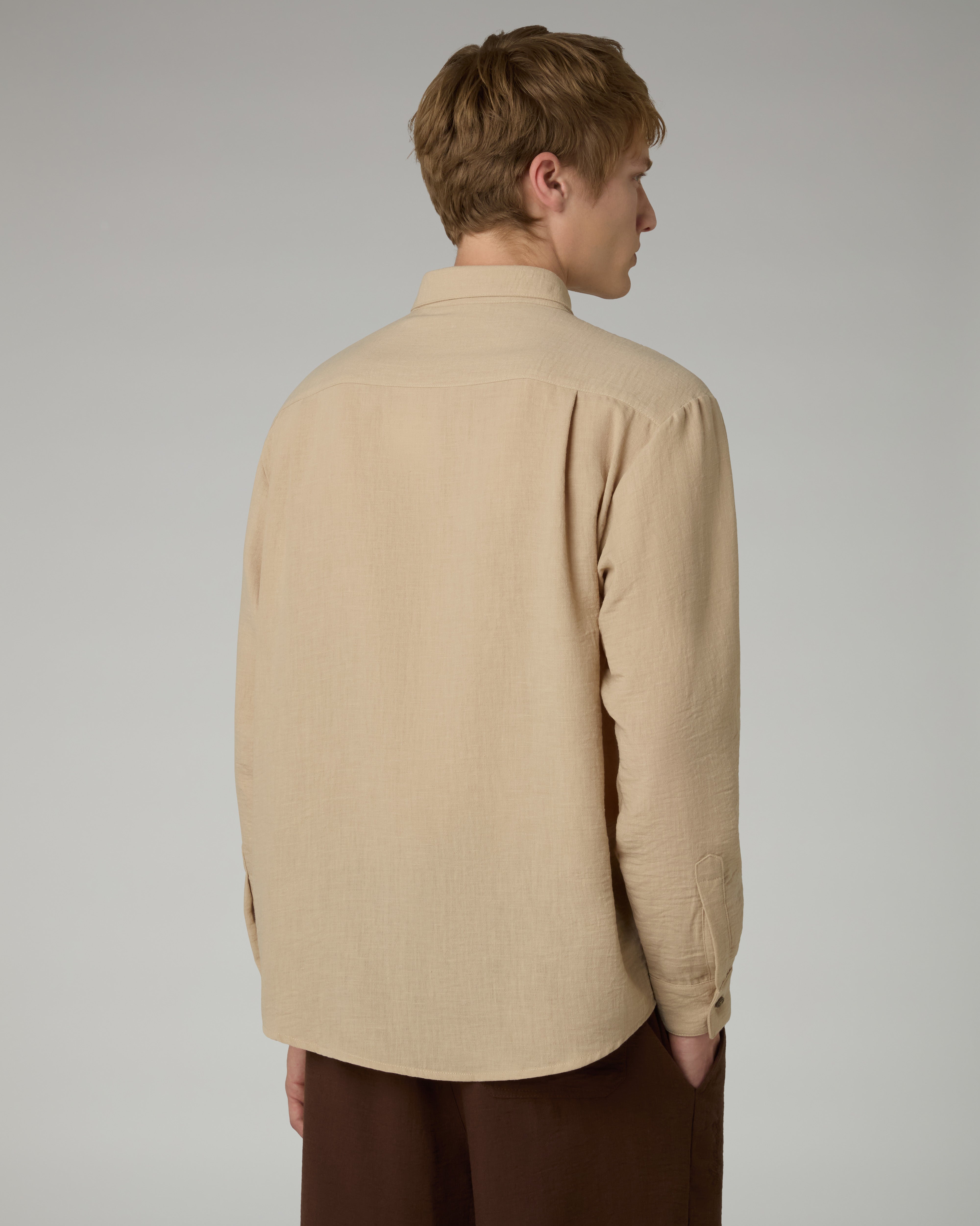 australian-doric-camicia-manica-lunga-kaki image 3