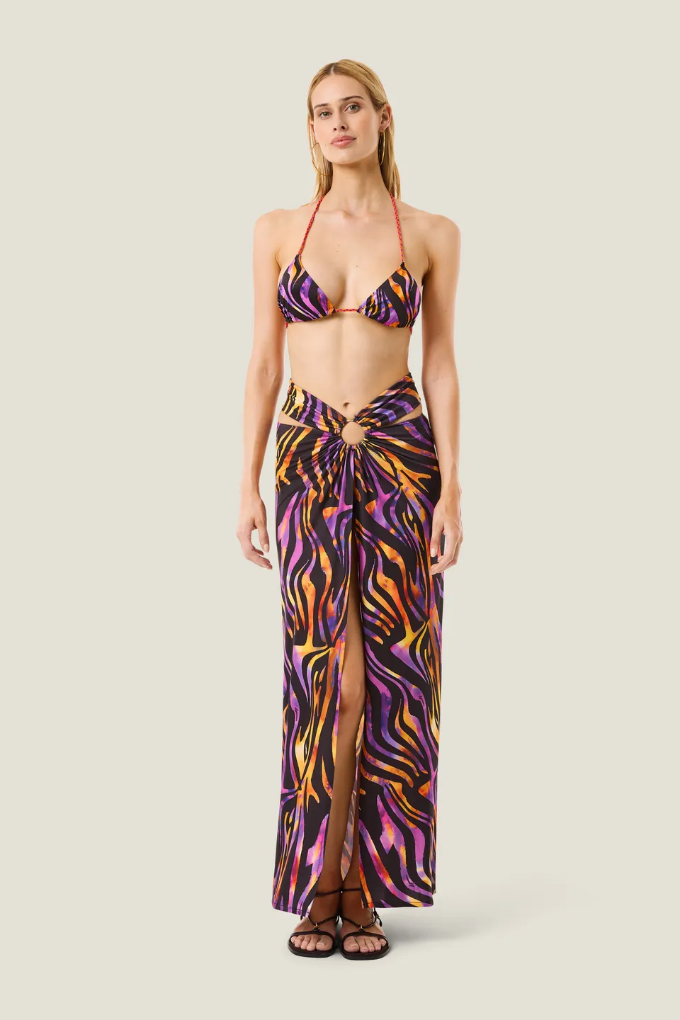 4giveness-gonna-lunga-hypnotic-zebra-cover-up-donna image 1