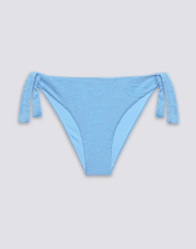 sundek-bea-w423kbte723-slip-bikini-donna-a-laccetti-spugna-jacquard-sk23 image 1