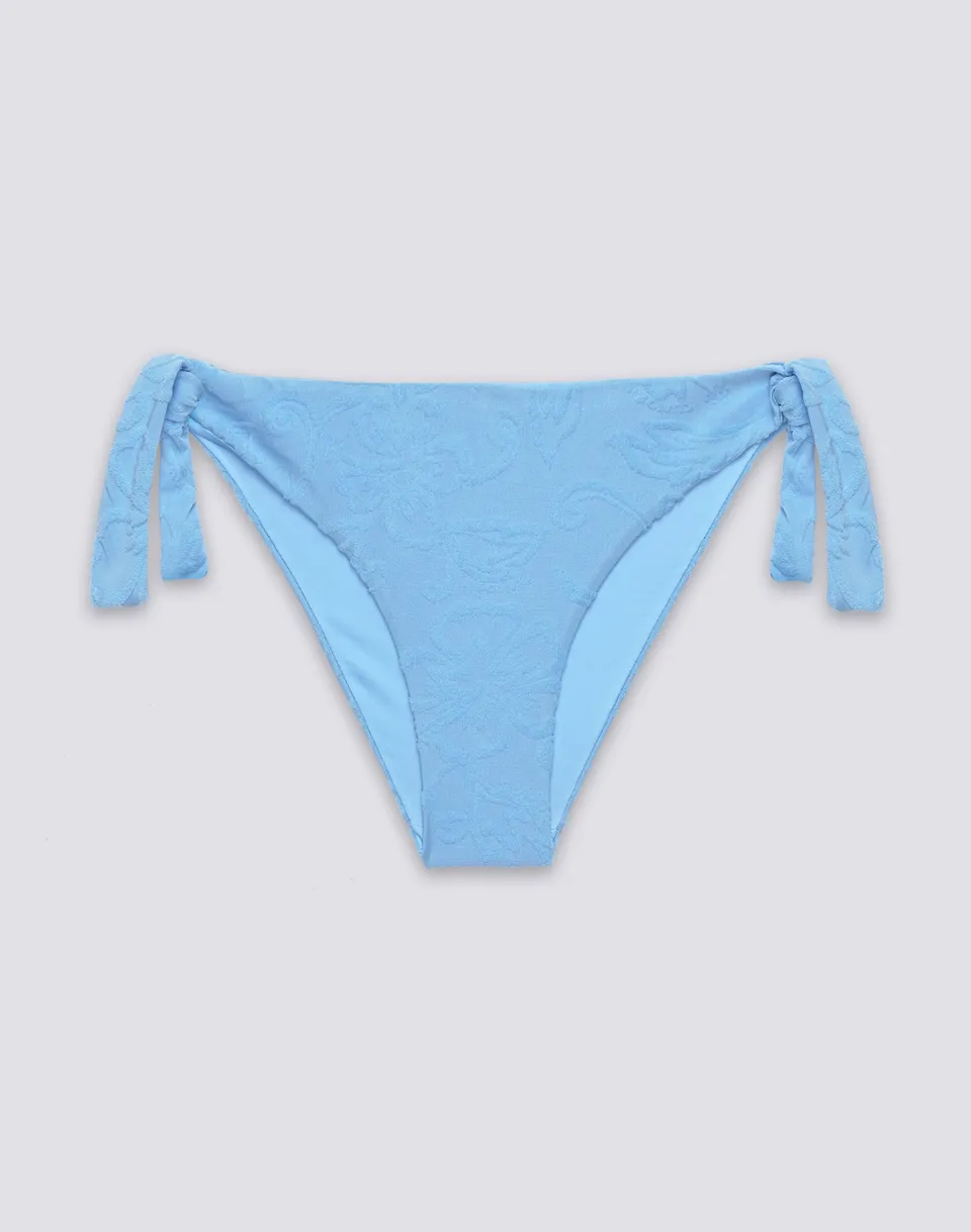 sundek-bea-w423kbte723-slip-bikini-donna-a-laccetti-spugna-jacquard-sk23 image 1