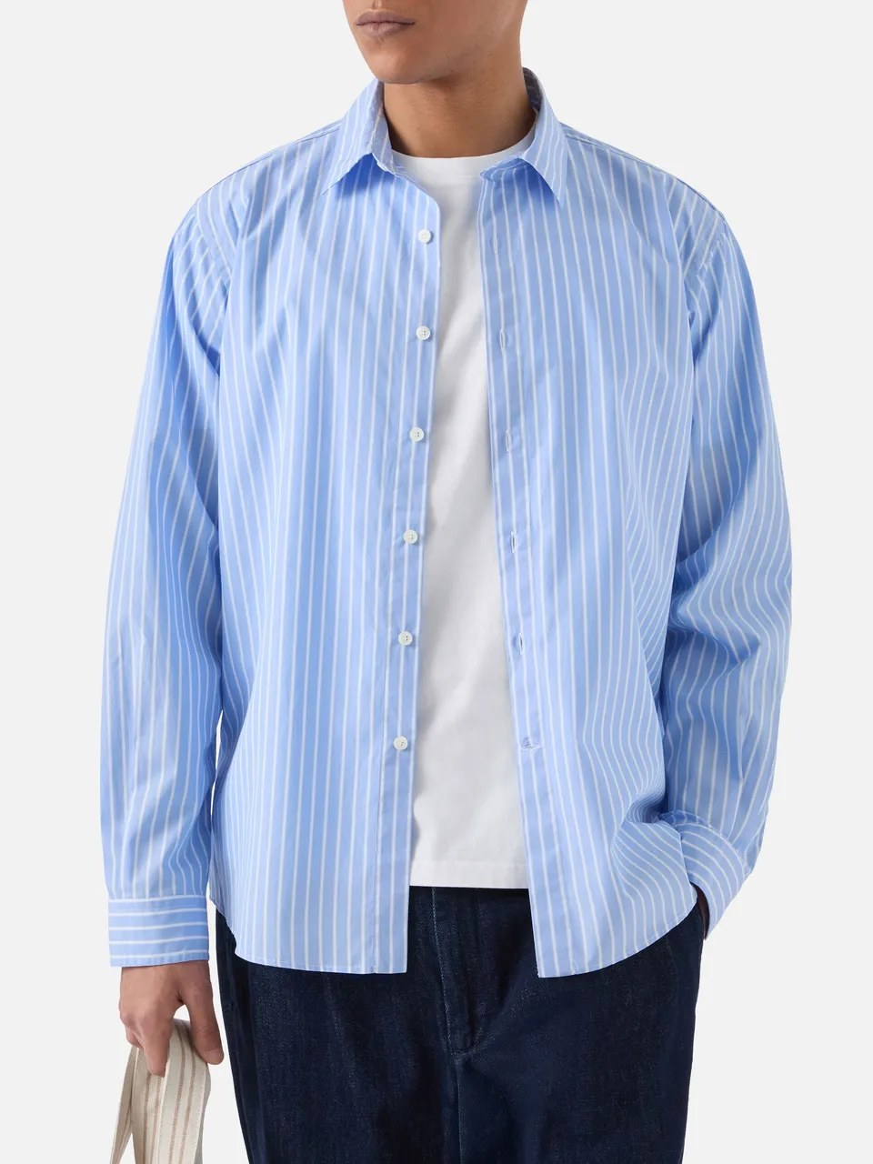 mc2-saint-barth-camicia-levanzo-uomo-cotone-righe-azzurre-oversize image 1