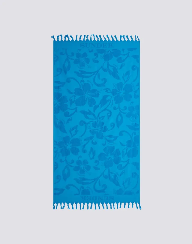 sundek-telo-mare-doppio-strato-fouta-e-spugna-stampa-sk23 image 1