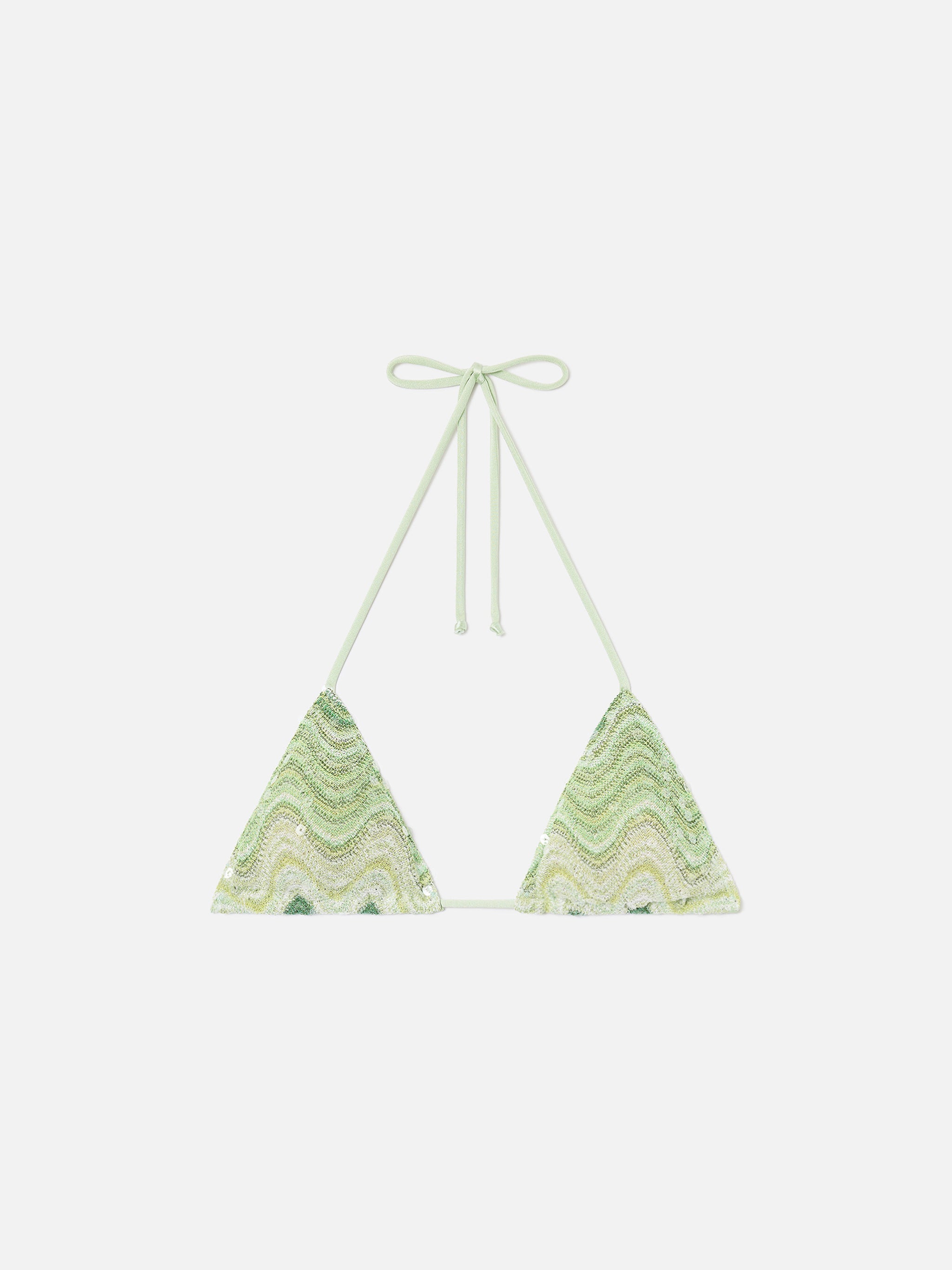 mc2-saint-barth-top-bikini-leah-triangolo-verde-raschel-con-paillettes image 1