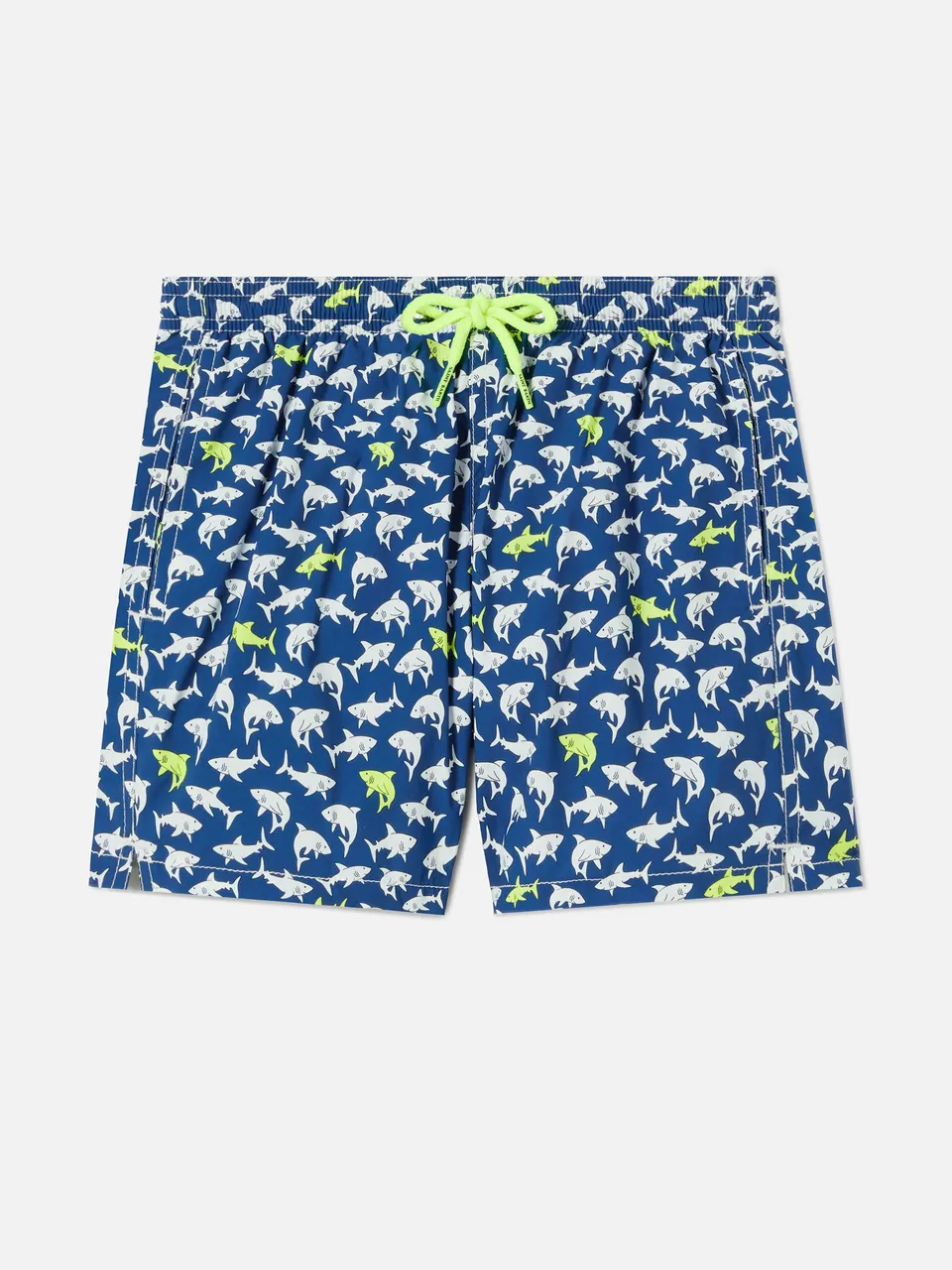 mc2-saint-barth-costume-jean-lighting-stretch-bambino-blu-navy-con-stampa-squali image 1