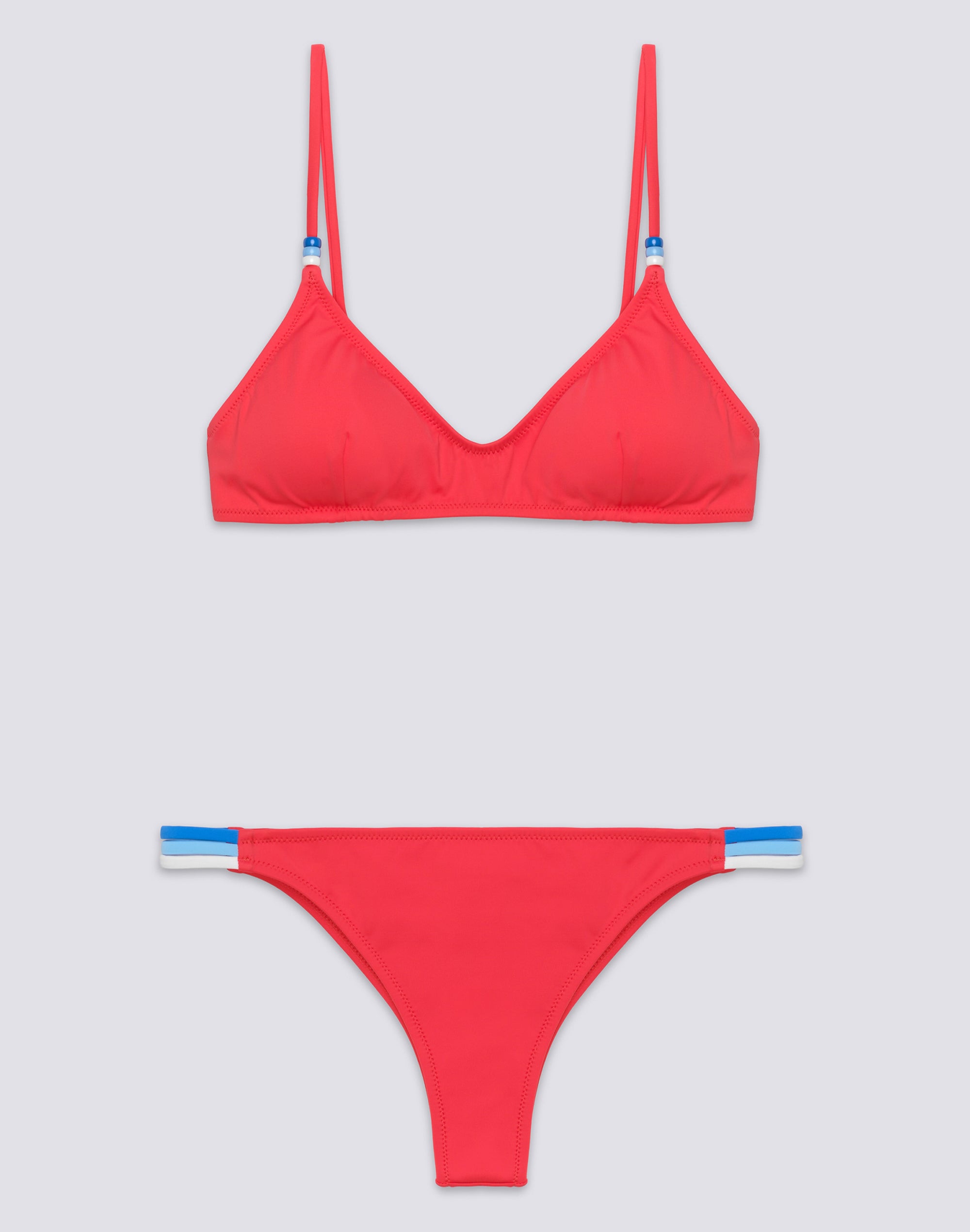 sundek-jennifer-bikini-bralette-imbottito-slip-brasiliana-w818knl30rb image 1
