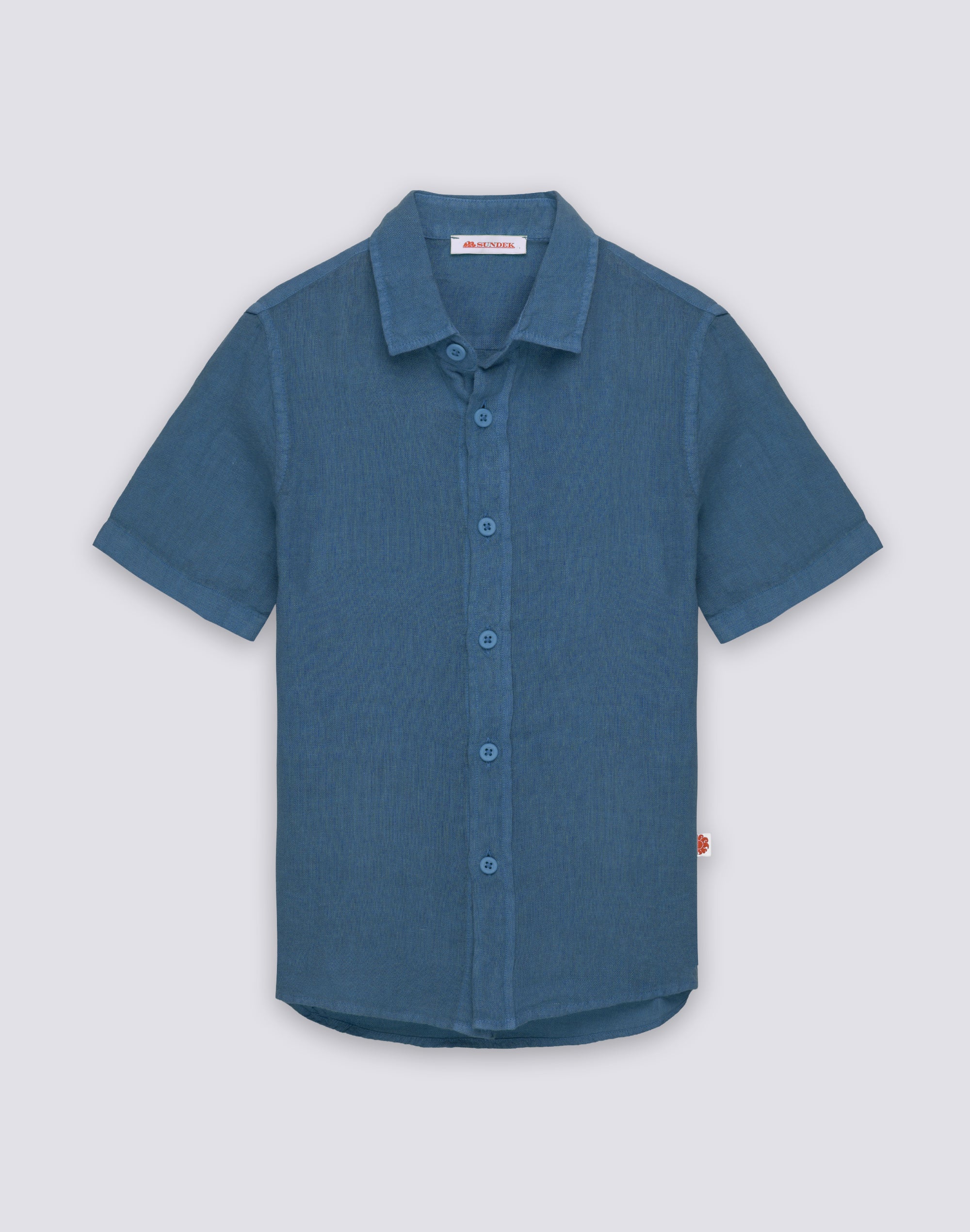 sundek-b814shli5tc-camicia-in-lino-bambino-a-manica-corta image 1