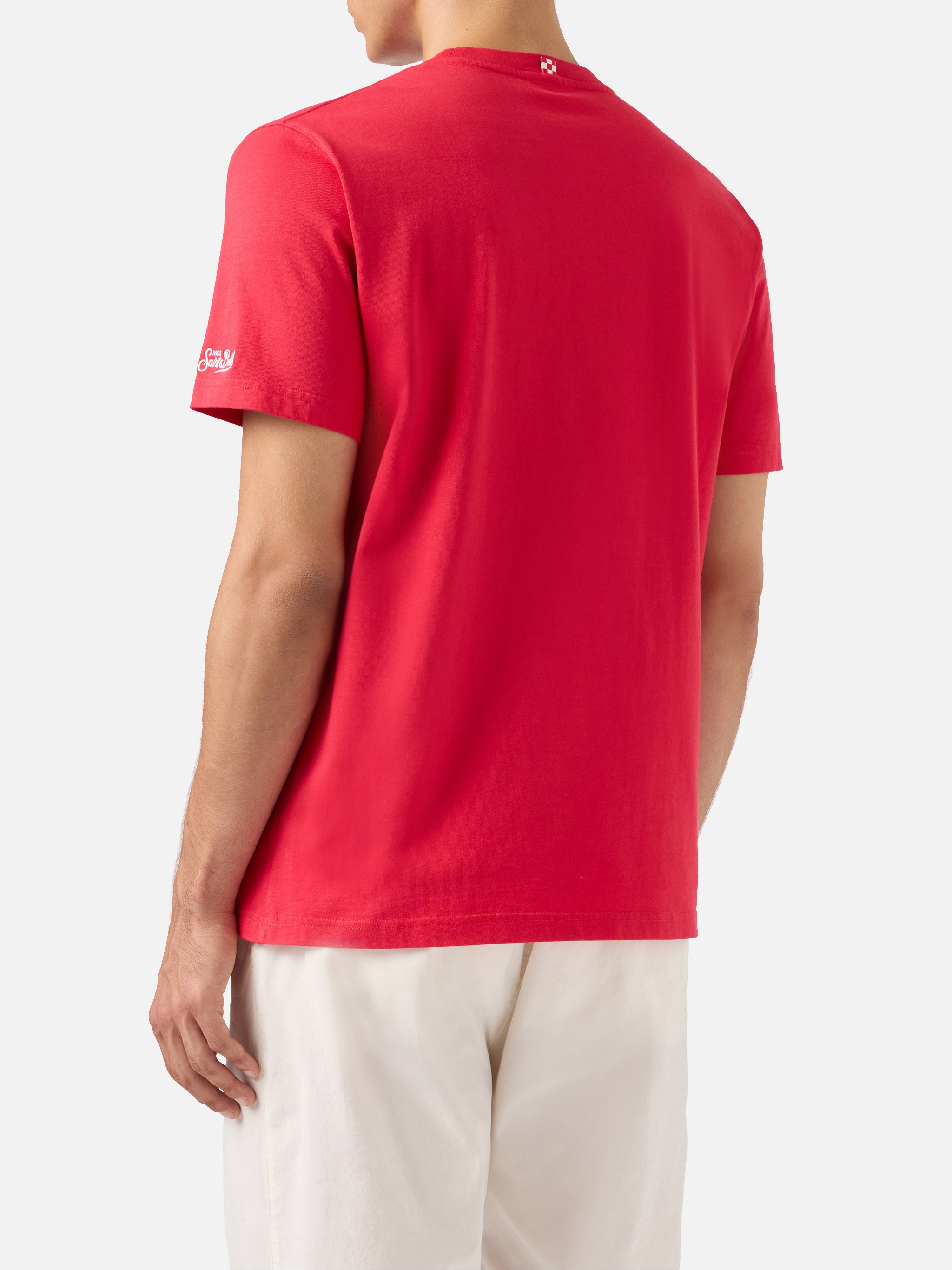 mc2-saint-barth-t-shirt-man-ducati-meccanica-rossa-special-edition image 3