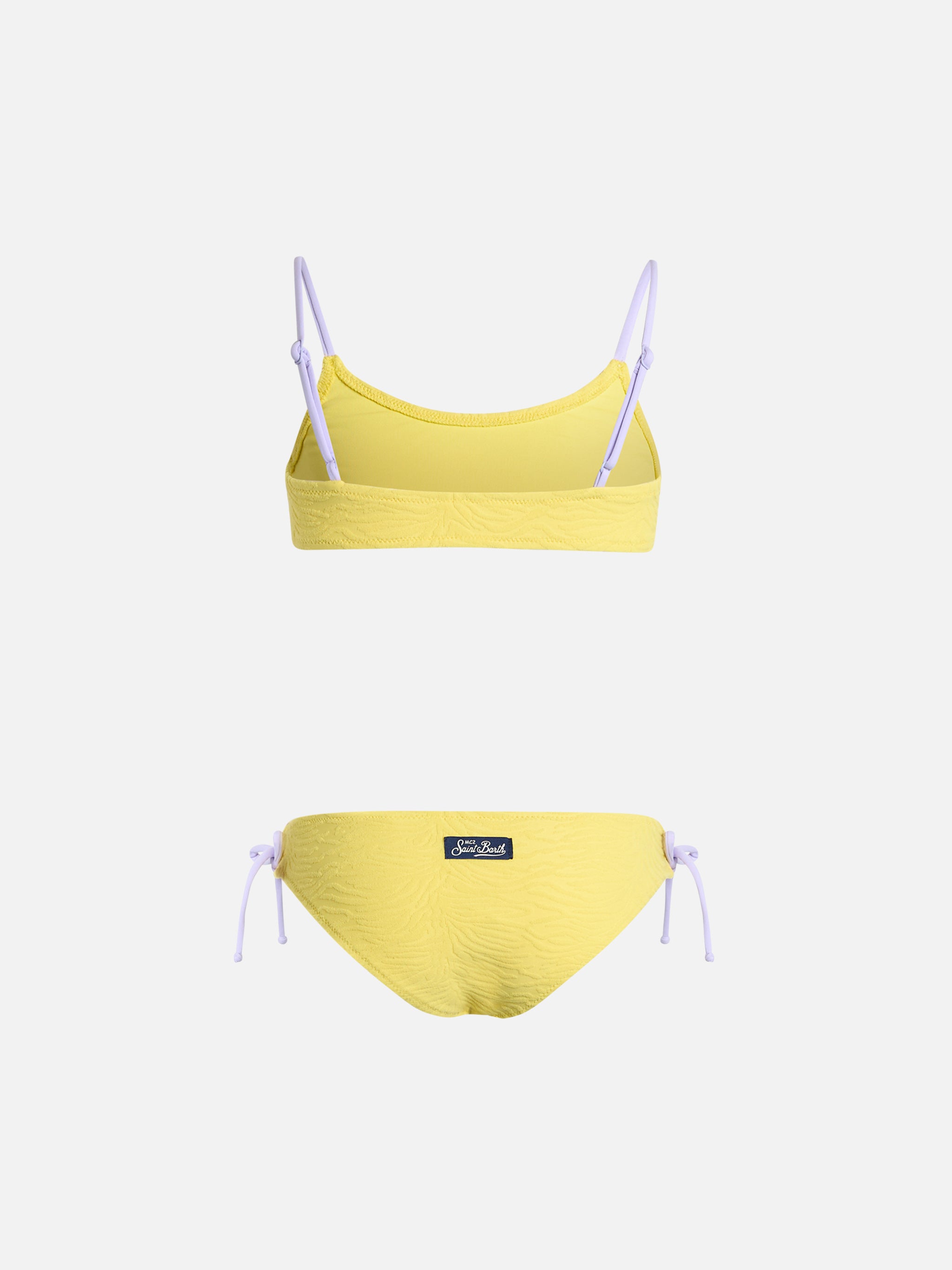 mc2-saint-barth-jaiden-bikini-bralette-bambina-zebra-giallo image 2