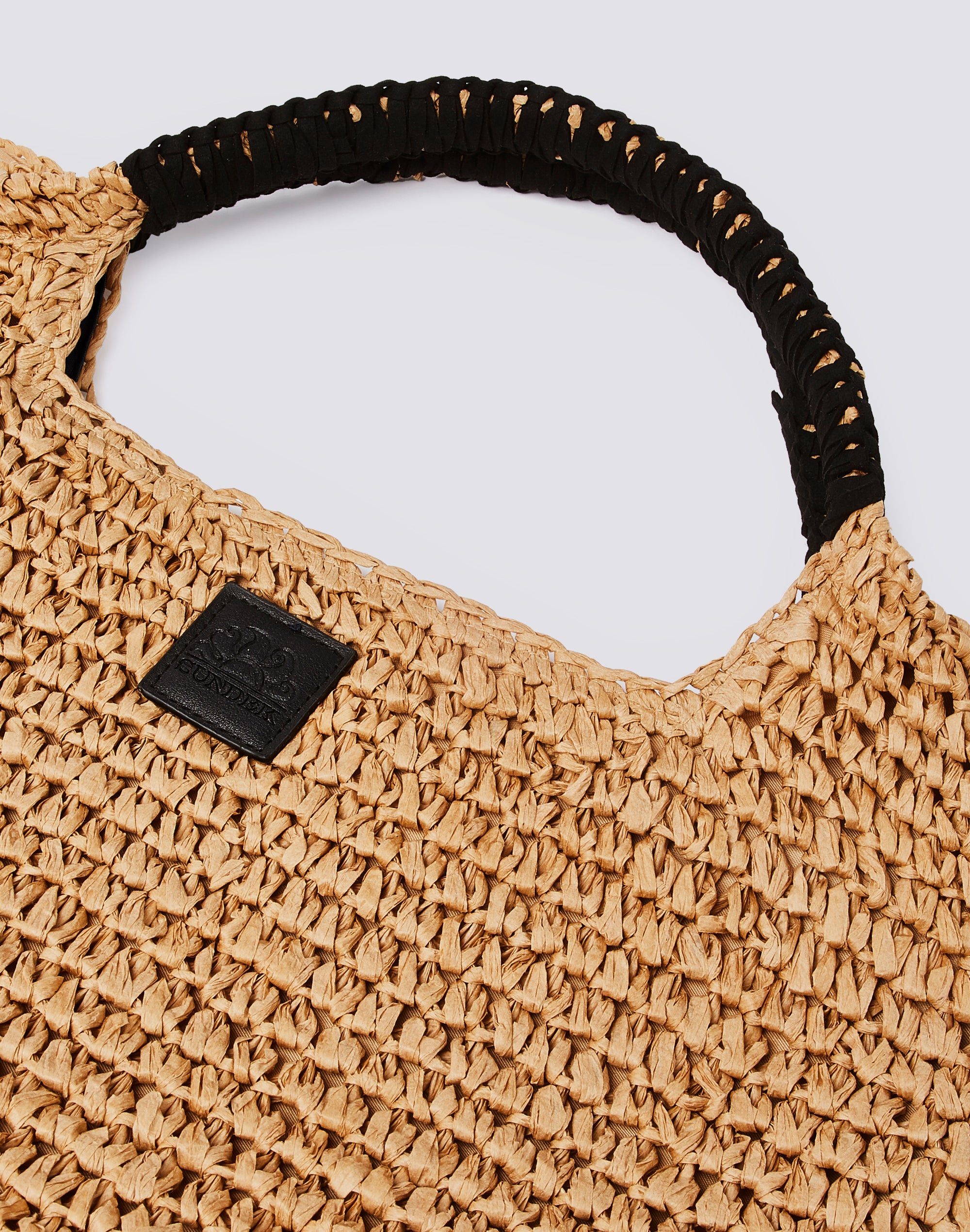 sundek-maxi-borsa-in-paper-straw-intrecciata-borsa-mare-donna image 3