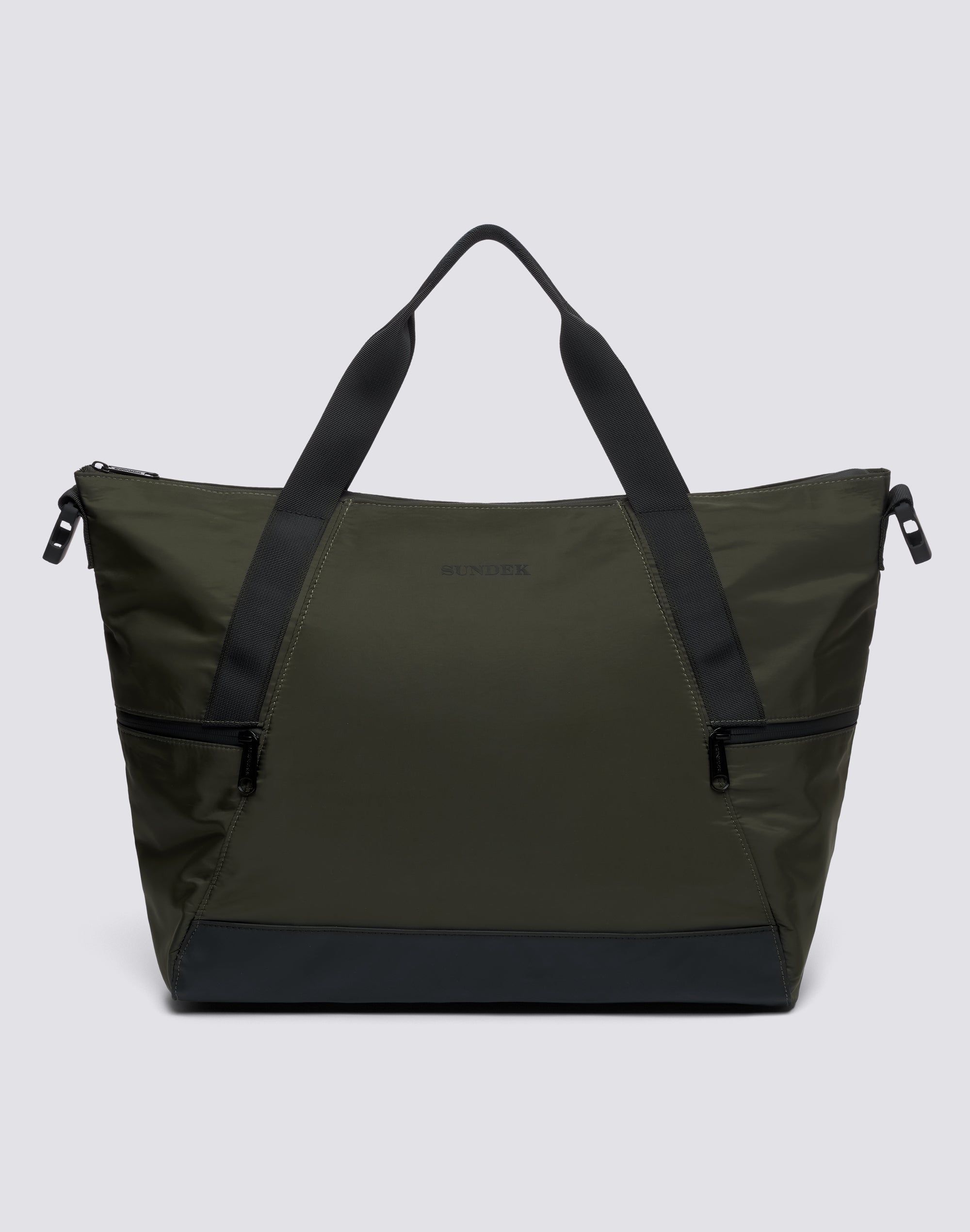 sundek-borsone-week-end-in-nylon-shiny-con-zip-water-resistant image 1