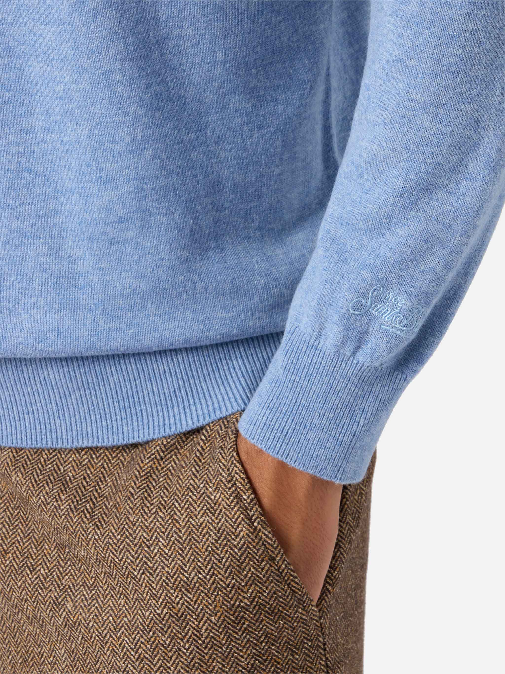 mc2-saint-barth-maglione-regent-lana-merino-cashmere-azzurro-uomo image 4