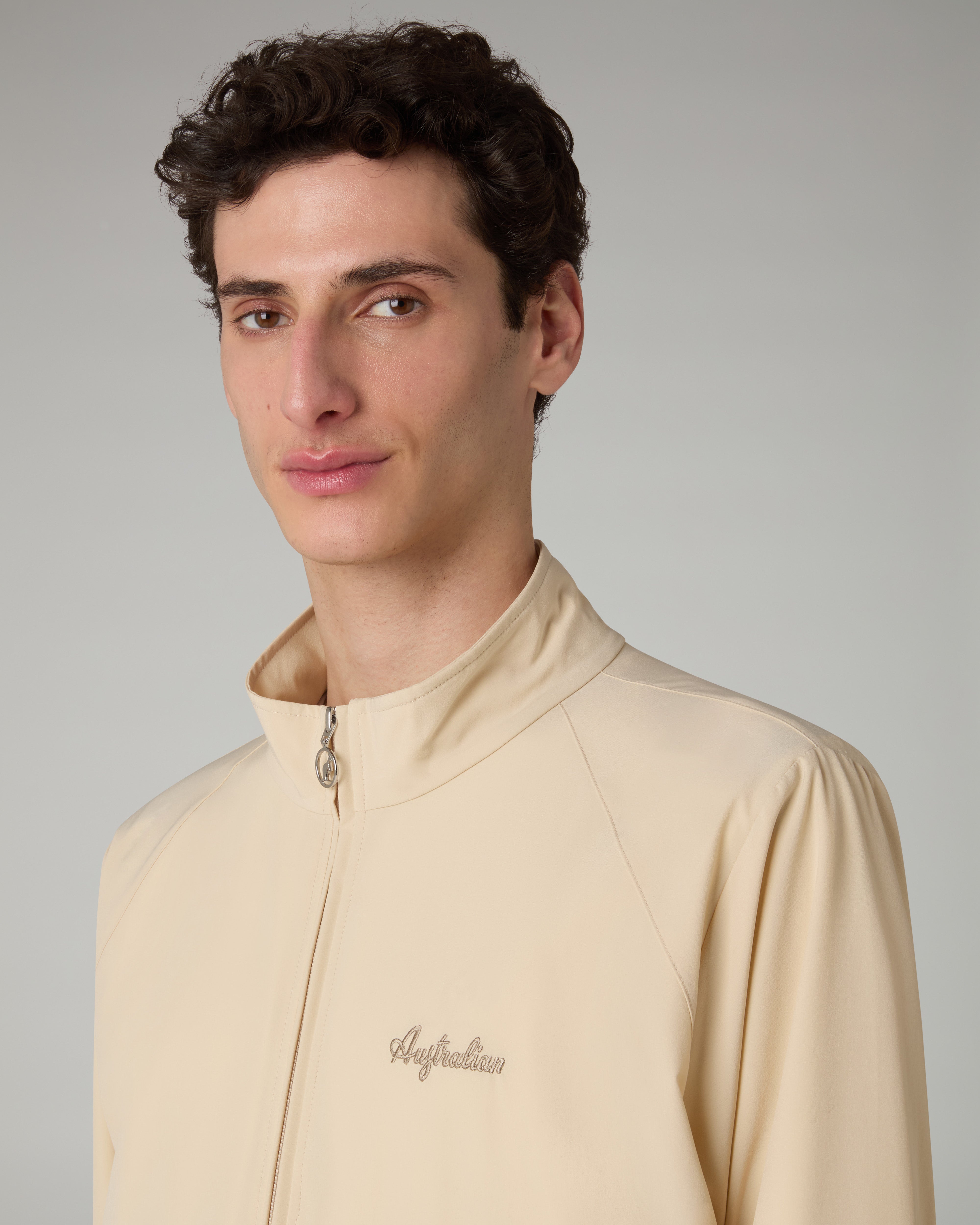 australian-doric-track-jacket-giacca-slam-bi-elastica-sabbia image 4