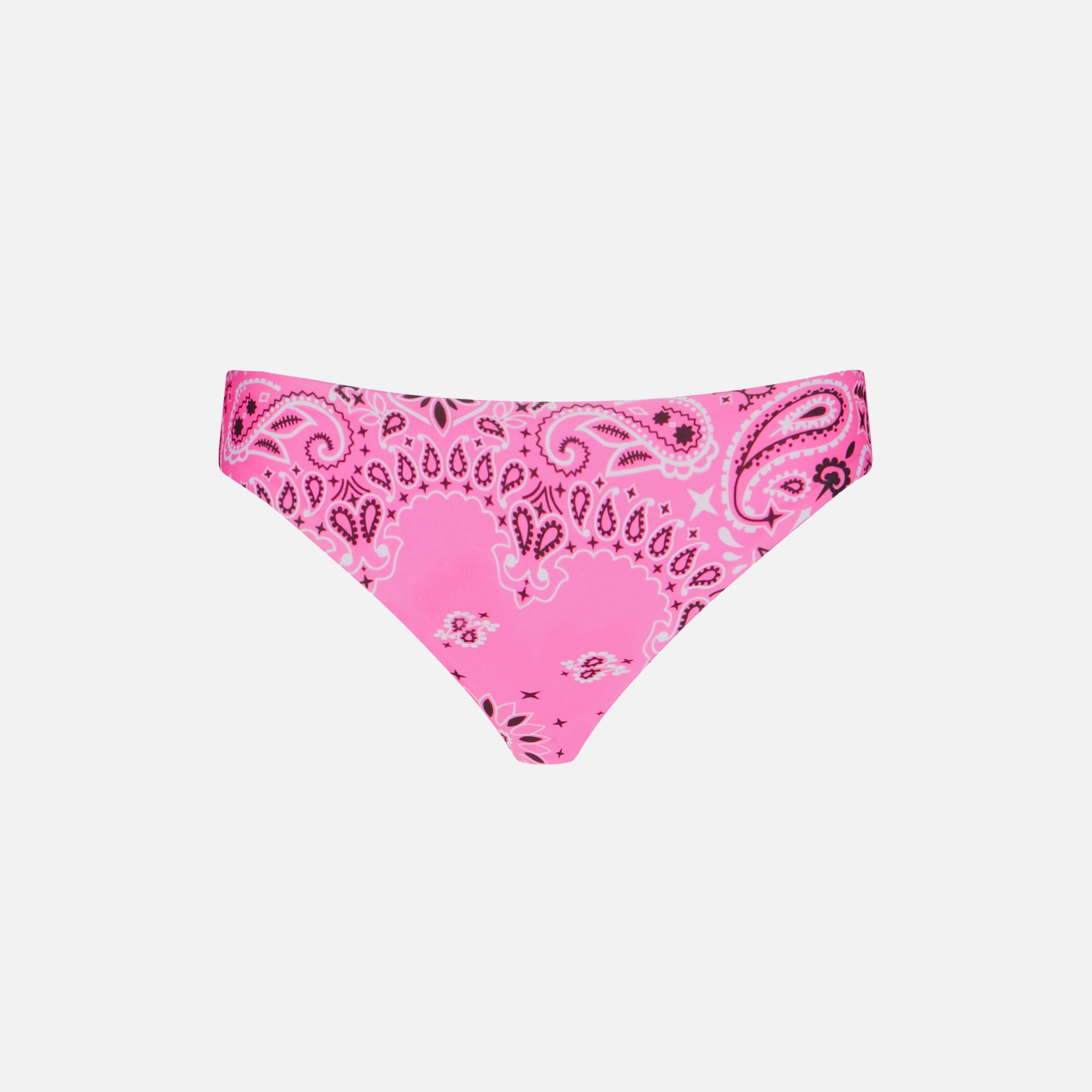mc2-saint-barth-slip-da-bagno-da-bambina-con-stampa-bandana-rosa-e-fiocco-verde image 2