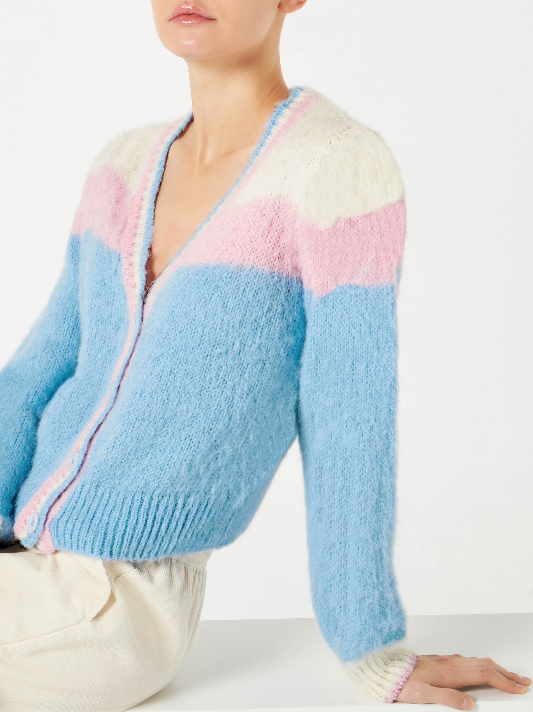 mc2-saint-barth-cardigan-crop-maglia-garzata-rosa-donna image 1