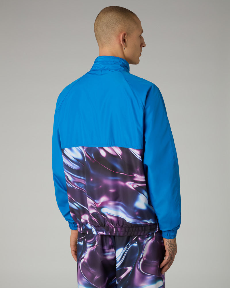 australian-metaliq-panel-track-jacket-giacca-smash-blu-capri image 3