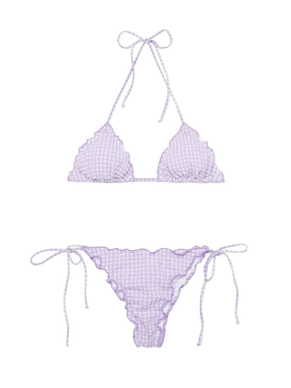 mc2-saint-barth-sagittarius-miami-bikini-triangolo-seersucker-vichy-lilla image 1