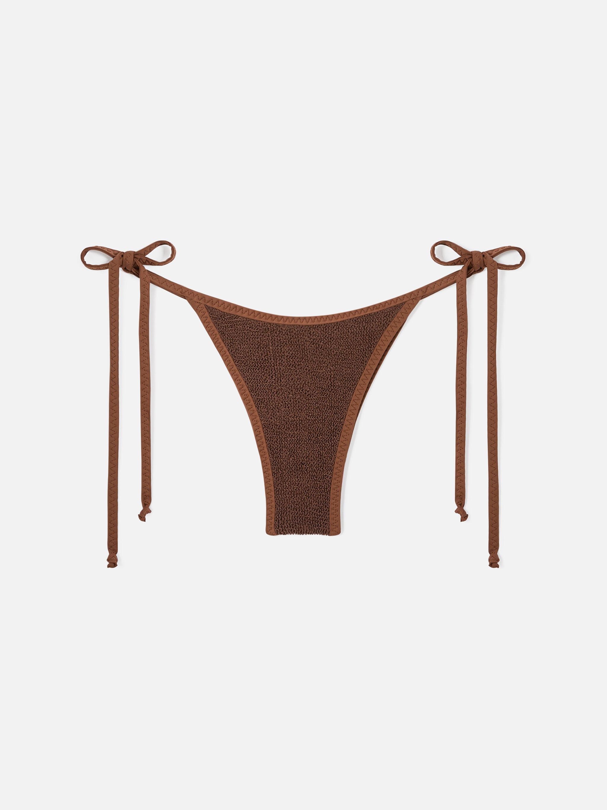 mc2-saint-barth-norah-string-slip-mare-donna-marrone-crinkle-cheeky image 1