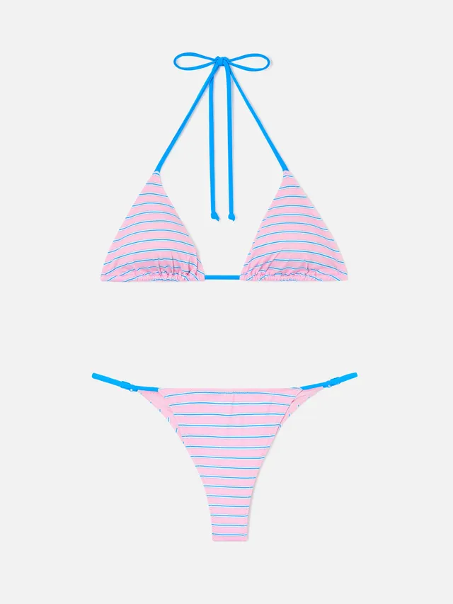 mc2-saint-barth-bikini-lezzy-a-righe-rosa-e-blu image 1