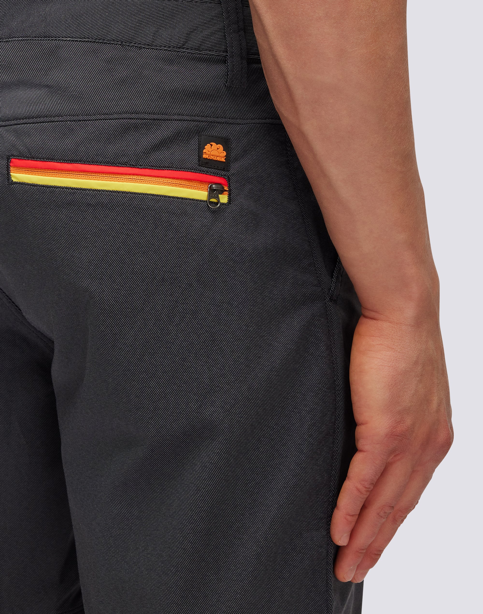 sundek-walkshort-quick-dry-uomo-nero-pantaloni-corti-casual-chic image 4