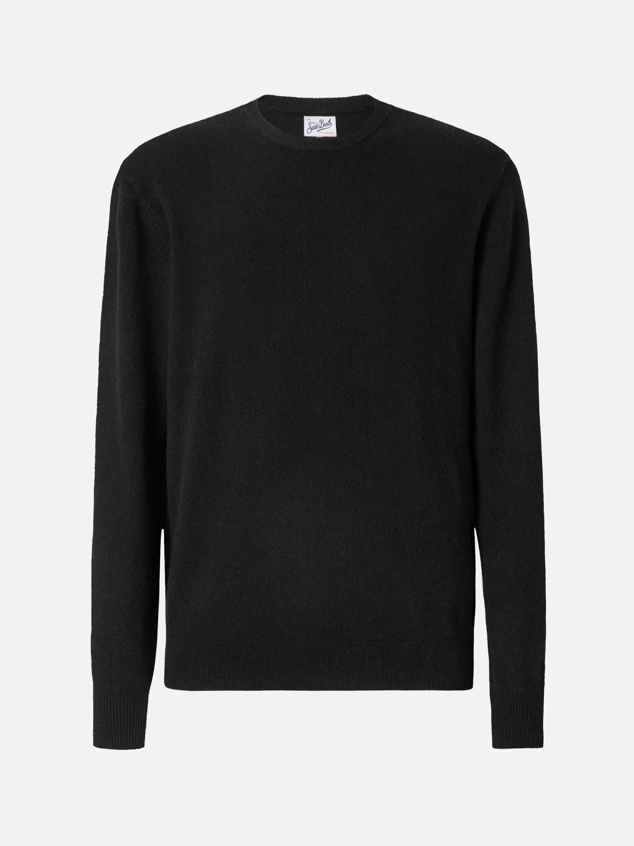 mc2-saint-barth-regent-maglione-uomo-100-cashmere-nero image 5