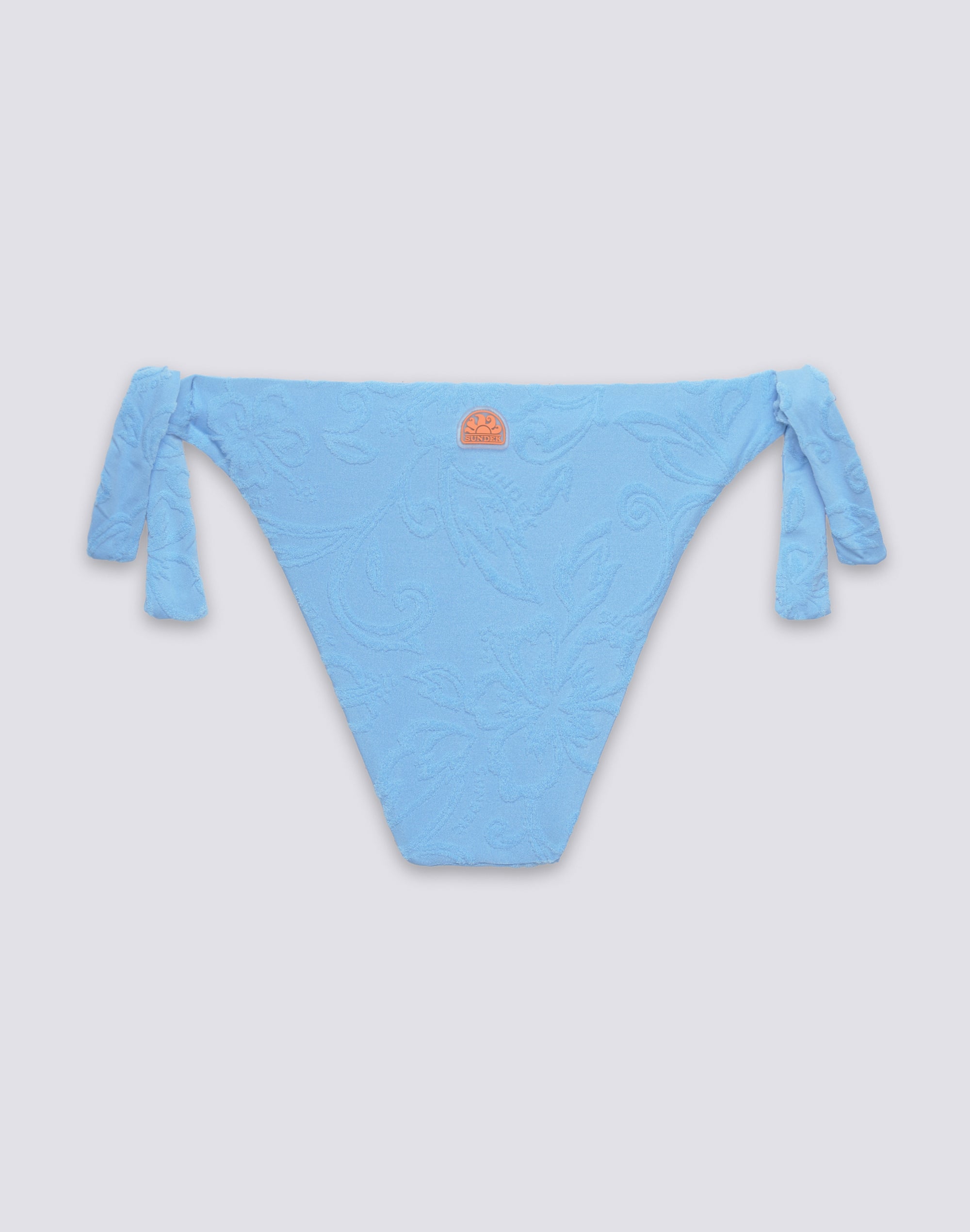 sundek-bea-w423kbte723-slip-bikini-donna-a-laccetti-spugna-jacquard-sk23 image 2