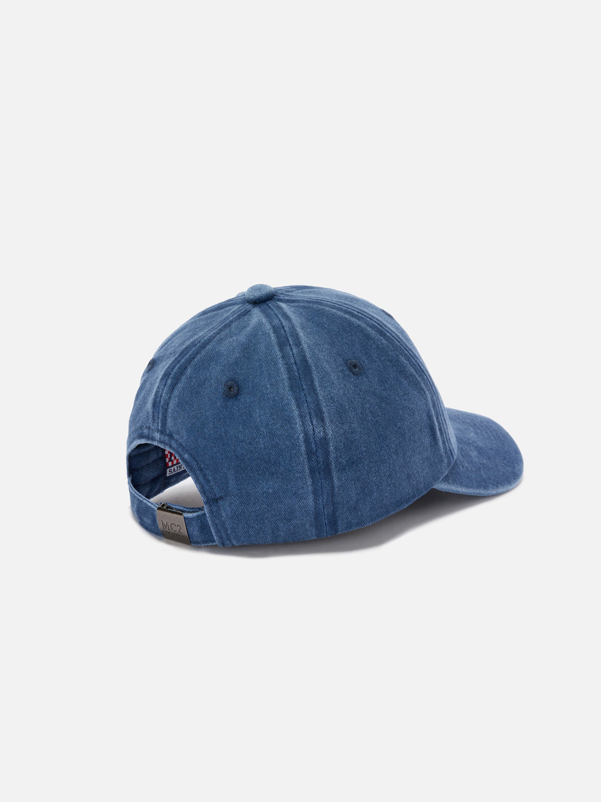mc2-saint-barth-cappellino-davis-da-bambino-in-cotone-blu-chiaro-con-logo-ricama image 4