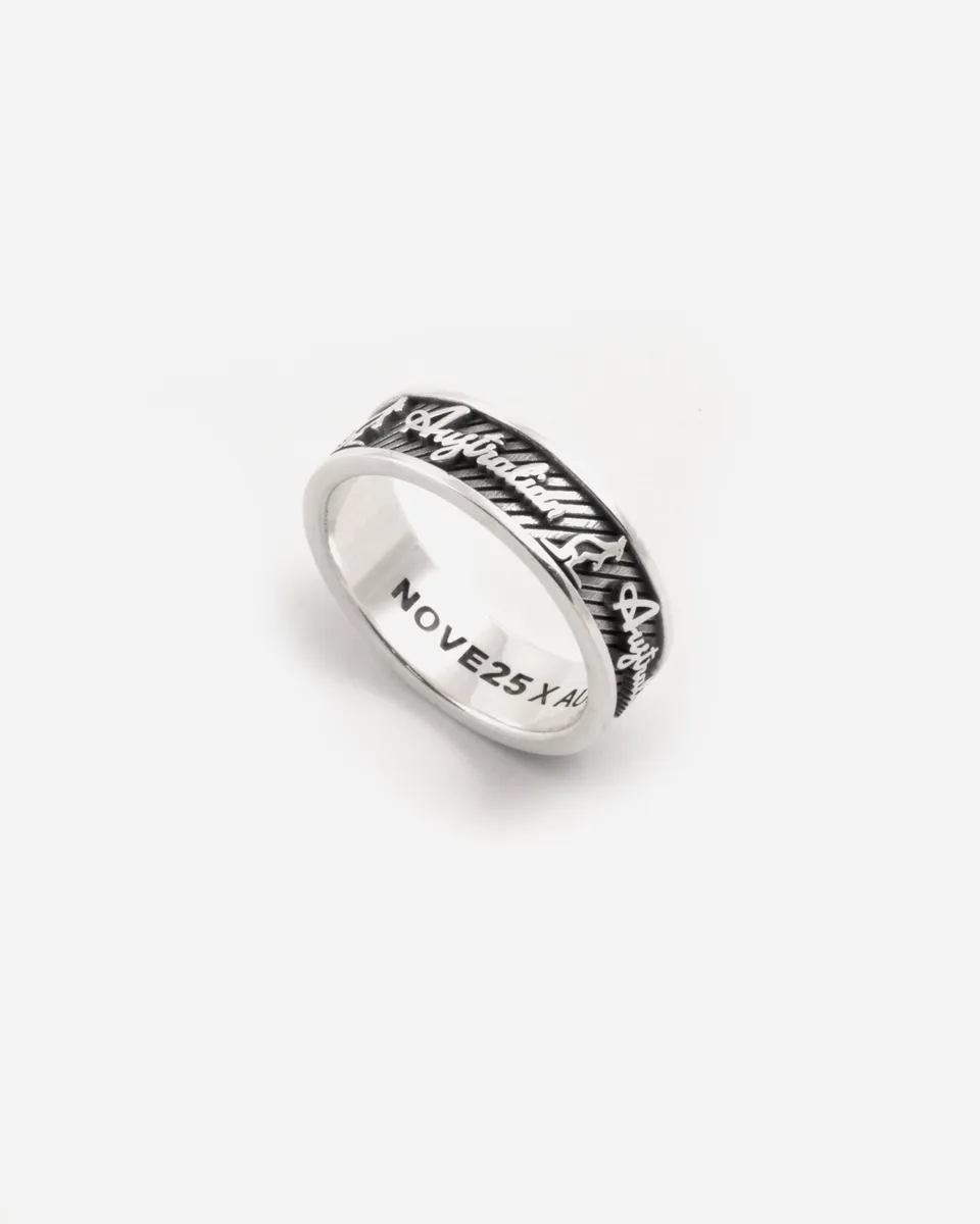 australian-banda-ring-heritage-anello-fascia-silver-7-mm image 1