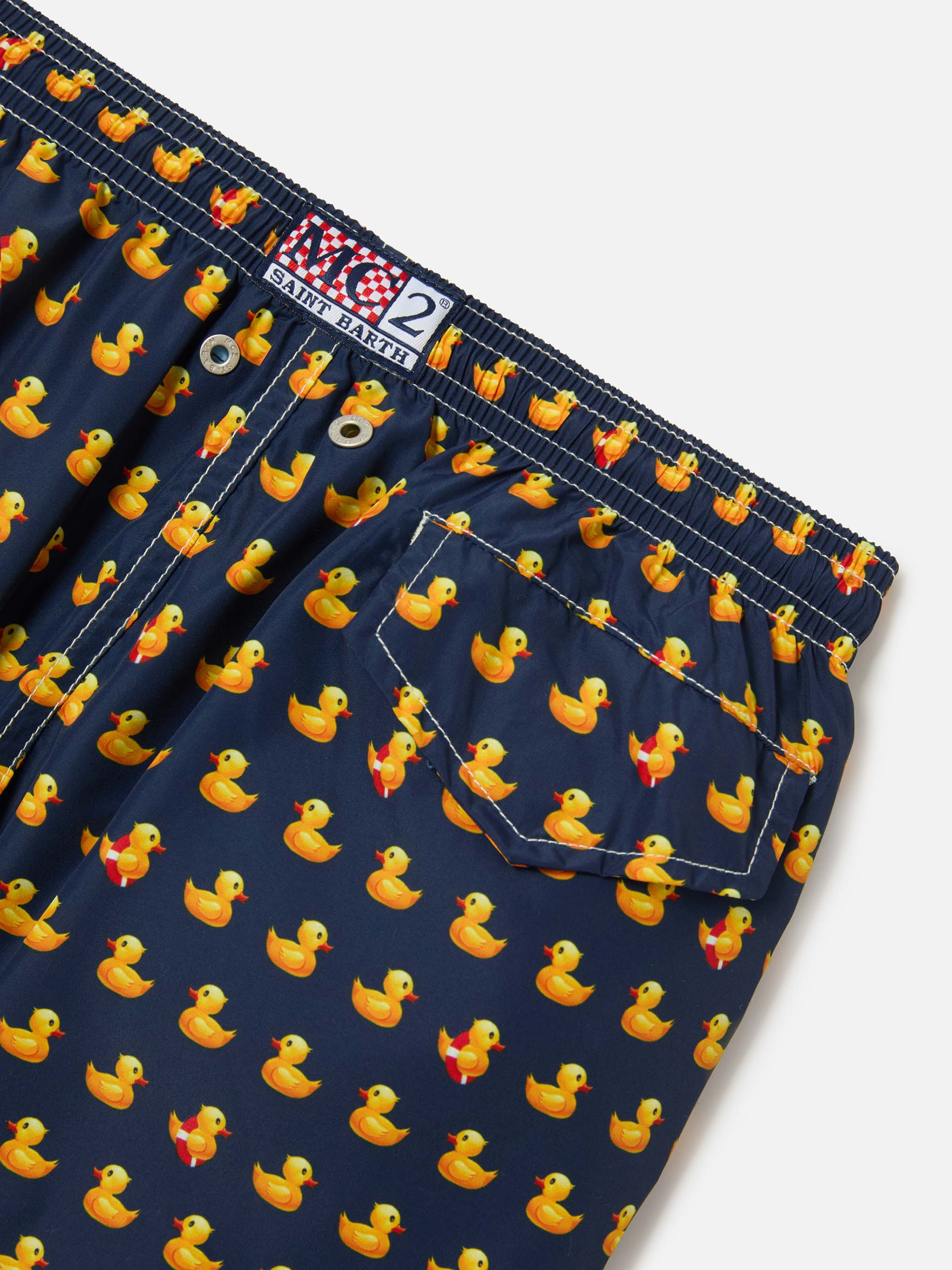 mc2-saint-barth-jean-costume-bagno-bambino-stampa-papere-blu-navy image 3