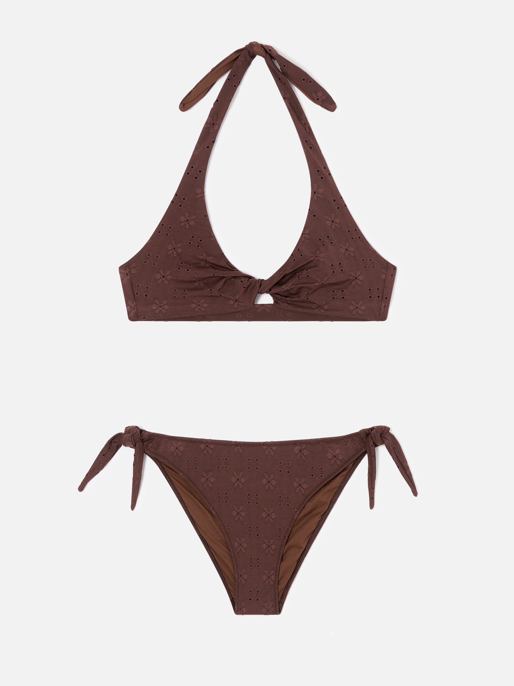 bikini-mc2-saint-barth-leda-yali-in-tessuto-sangallo-marrone image 1