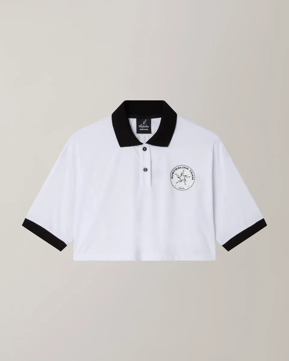 australian-goran-pink-polo-shirt-cropped-tecnica-bianca image 1