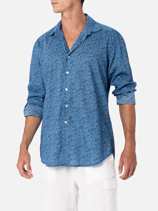 mc2-saint-barth-camicia-sikelia-in-cotone-mussola-con-stampa-emma-georgina-liber image 1