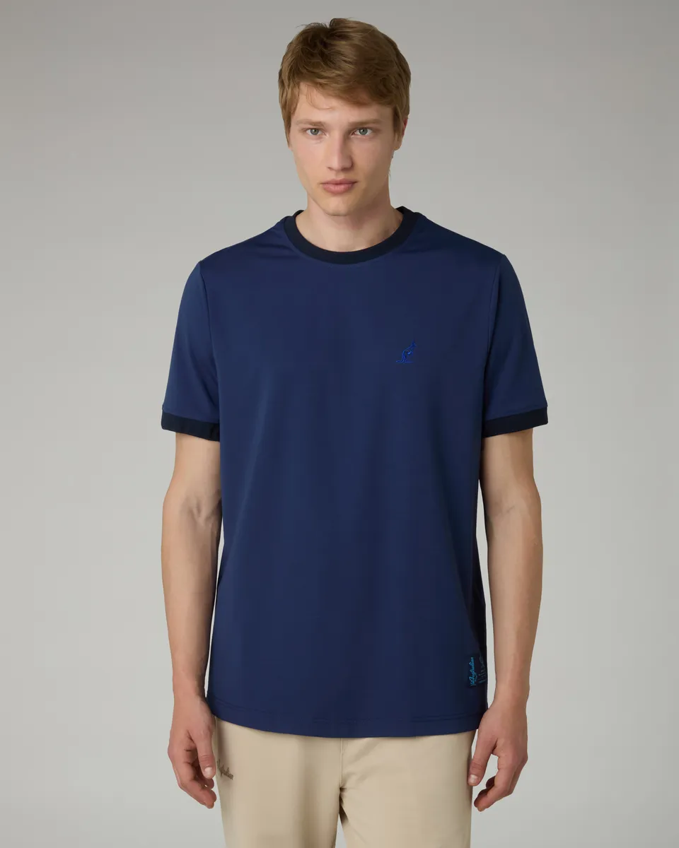 australian-flowline-t-shirt-t-shirt-flow-interlock-blu-cosmo-made-in-italy image 1