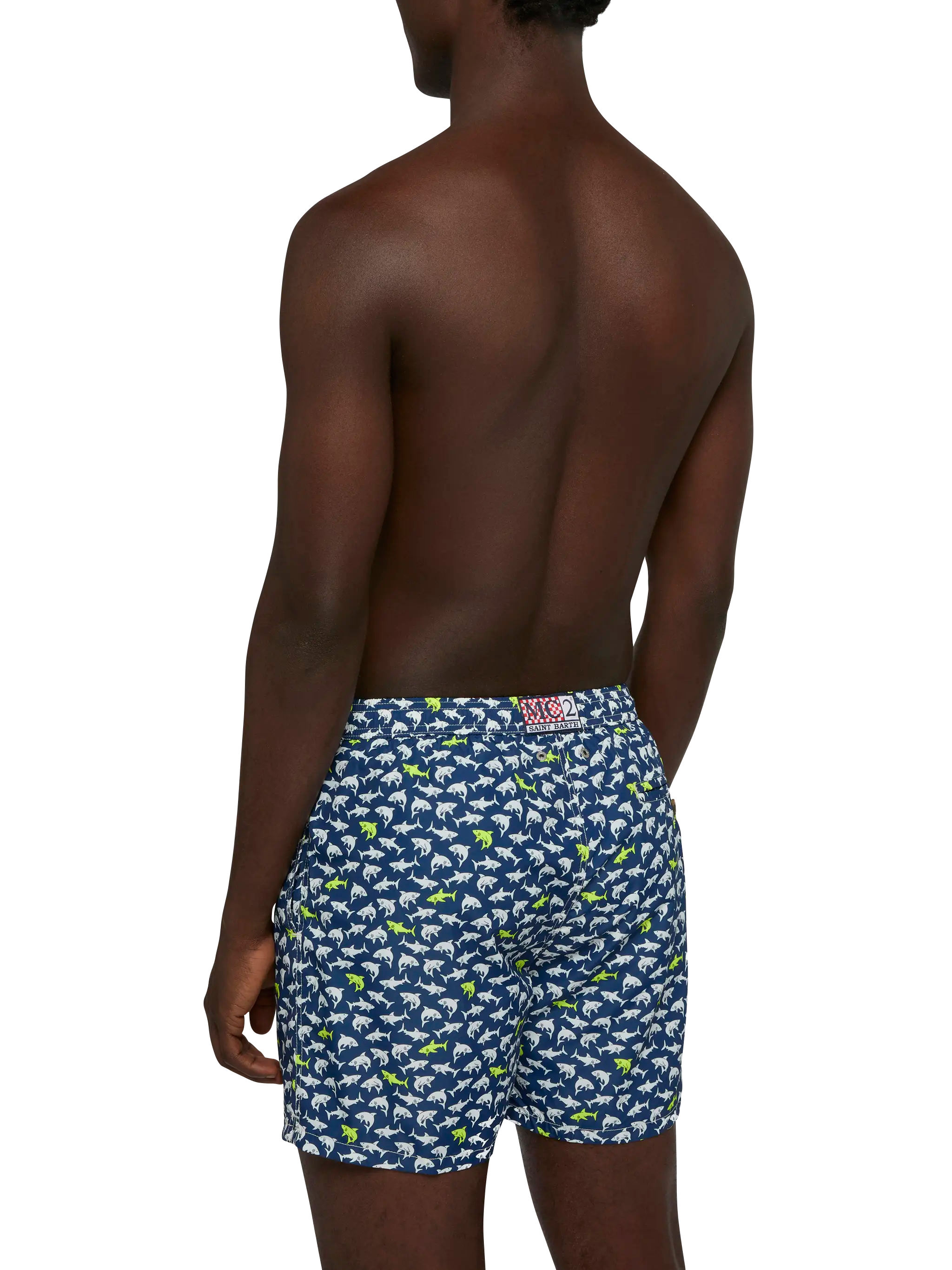 mc2-saint-barth-lighting-costume-mare-uomo-blu-navy-stampa-squali image 5