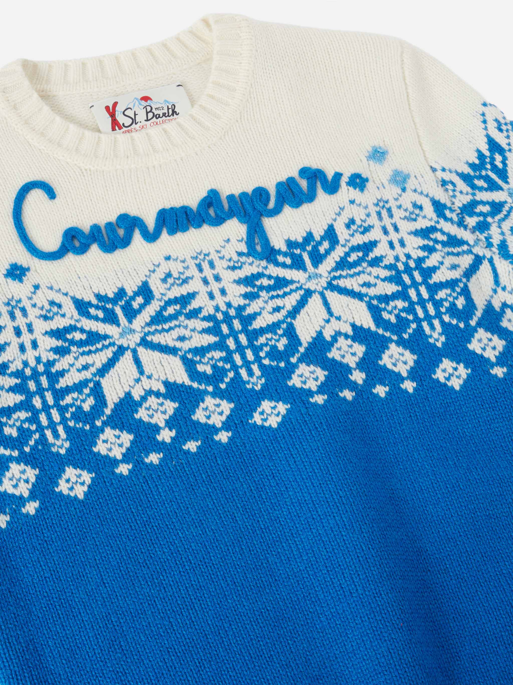 mc2-saint-barth-bombardino-jr-maglione-jacquard-courmayeur-fair-isle-blu image 2