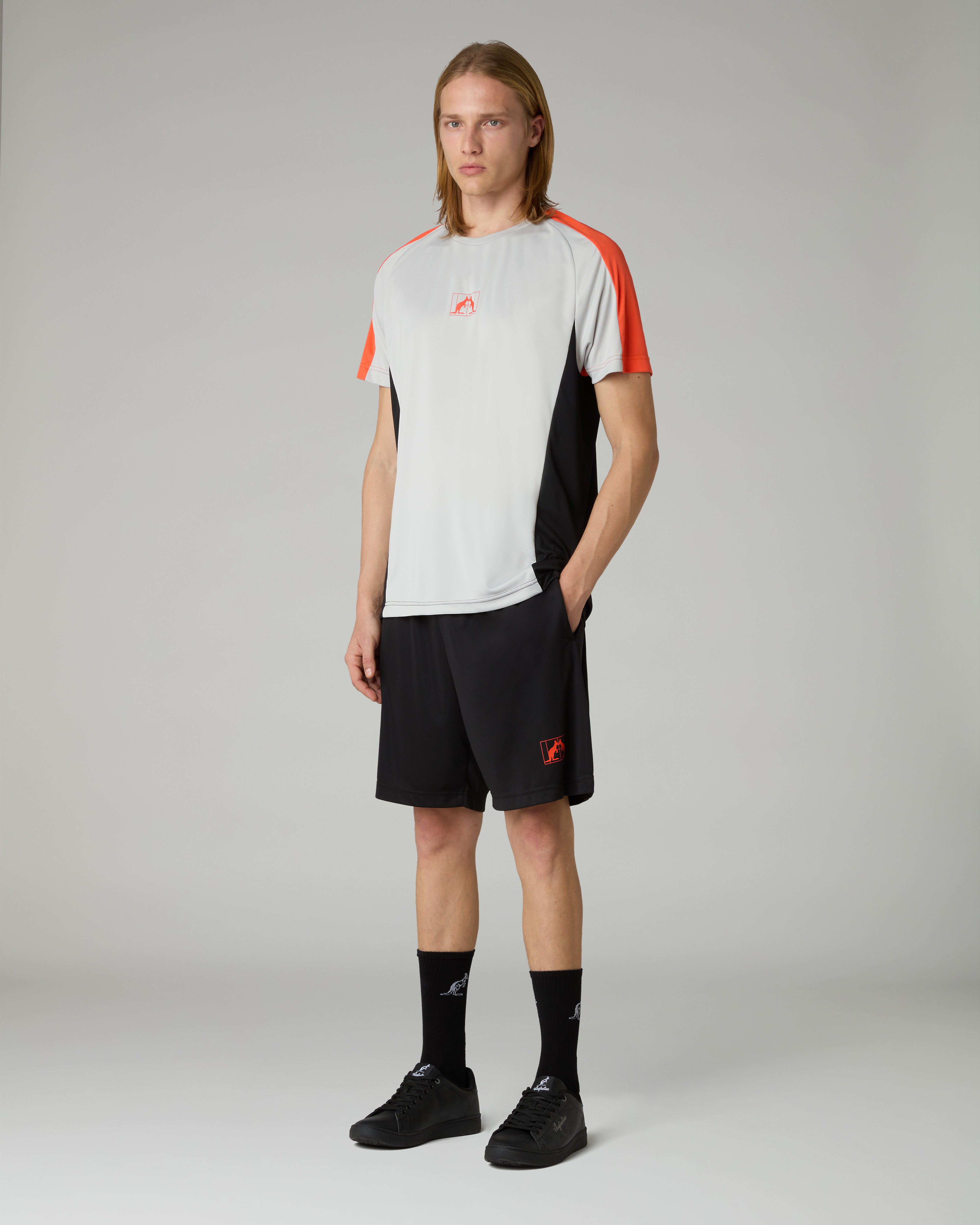 australian-roller-short-nero-short-padel-ace-tecnico-49-cm-made-in-italy image 2