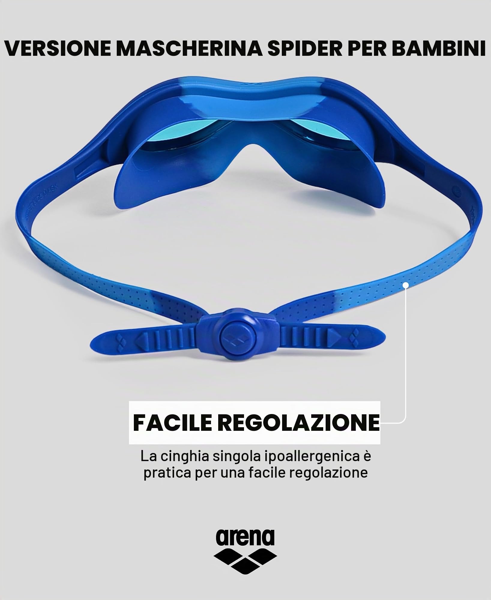 arena-spider-kids-mask-maschera-nuoto-bambini-2-5-anni-lenti-medio-scure image 6