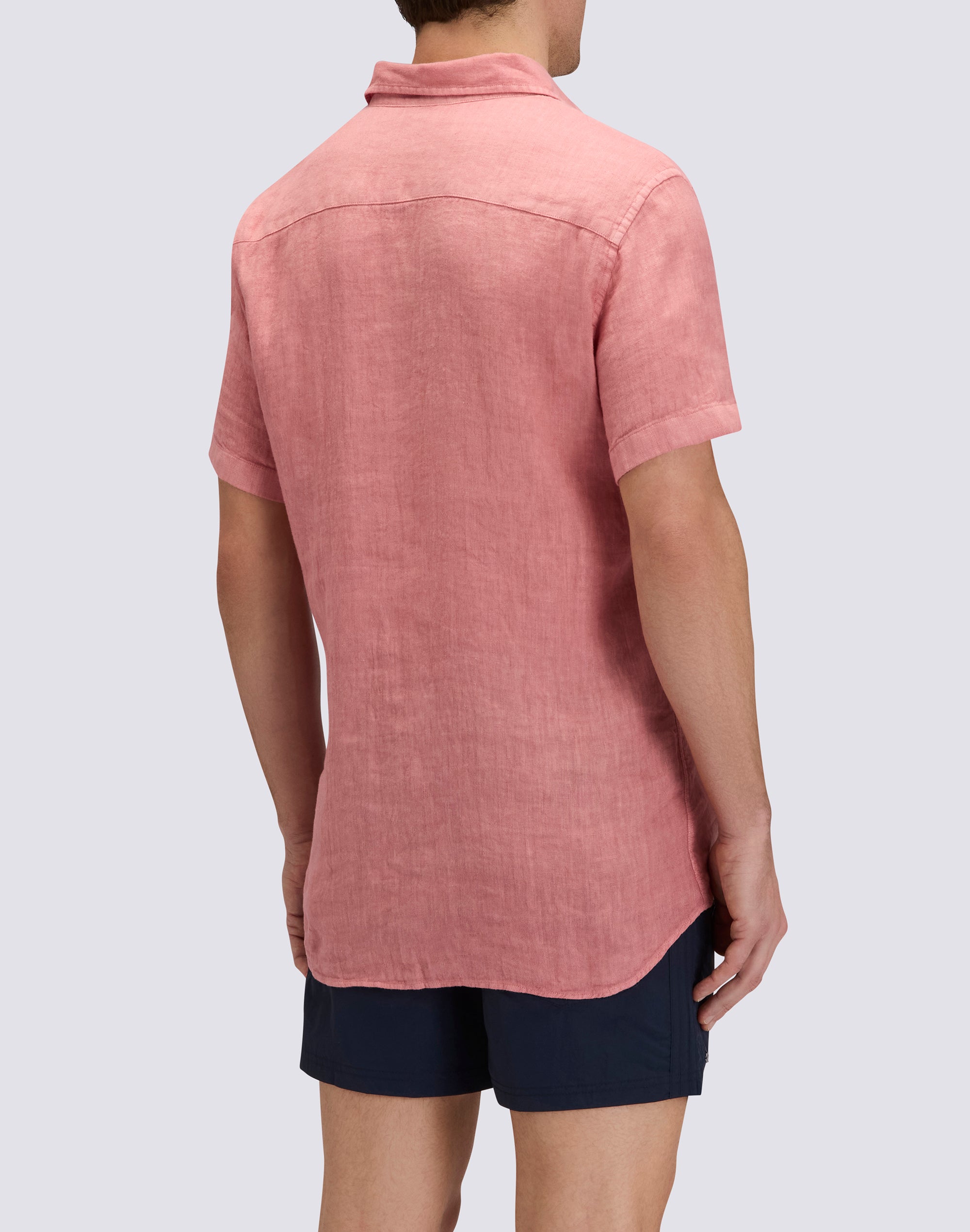 sundek-gm814shli5tc-camicia-uomo-in-lino-a-mezze-maniche-tinto-capo image 2